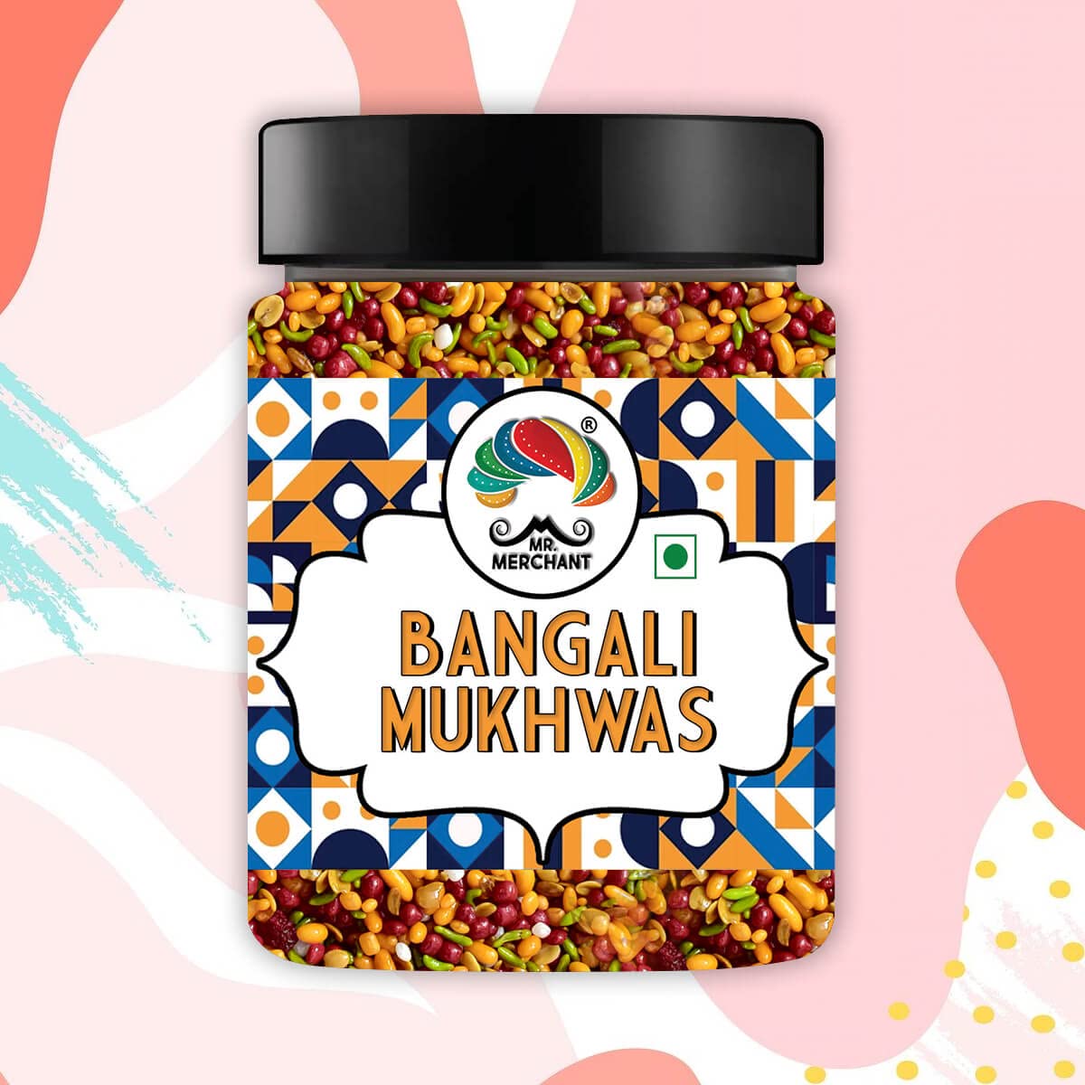 Mr. Merchant Bangali Mukhwas, Mouth Freshener Mukhwas Mix (Pack of 1 (300g Jar Pack))
