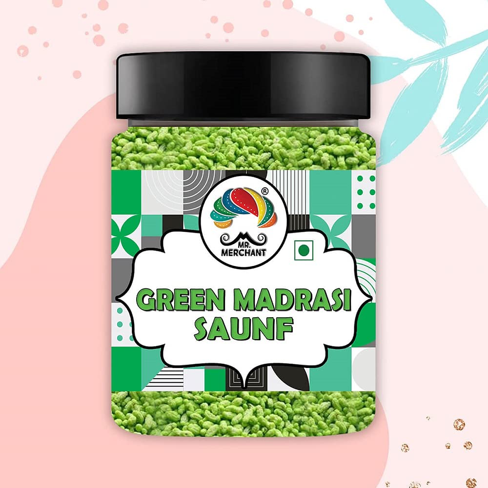 Mr. Merchant Green Madrasi Saunf Mukhwas Mouth Freshener Mix, 300g