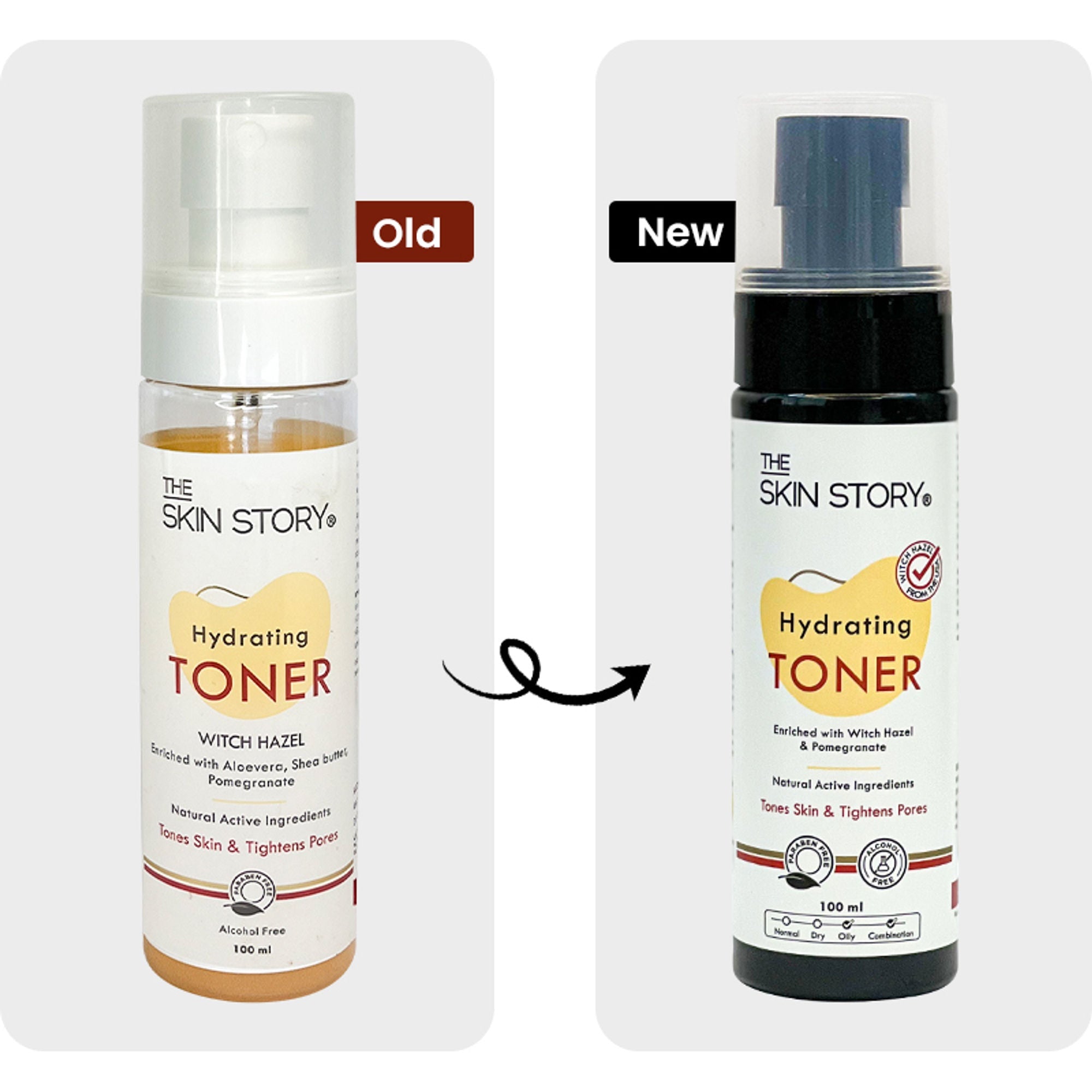 The Skin Story Water-like Hydrating Face Toner For Oily Acne Prone Skin With AloeVera