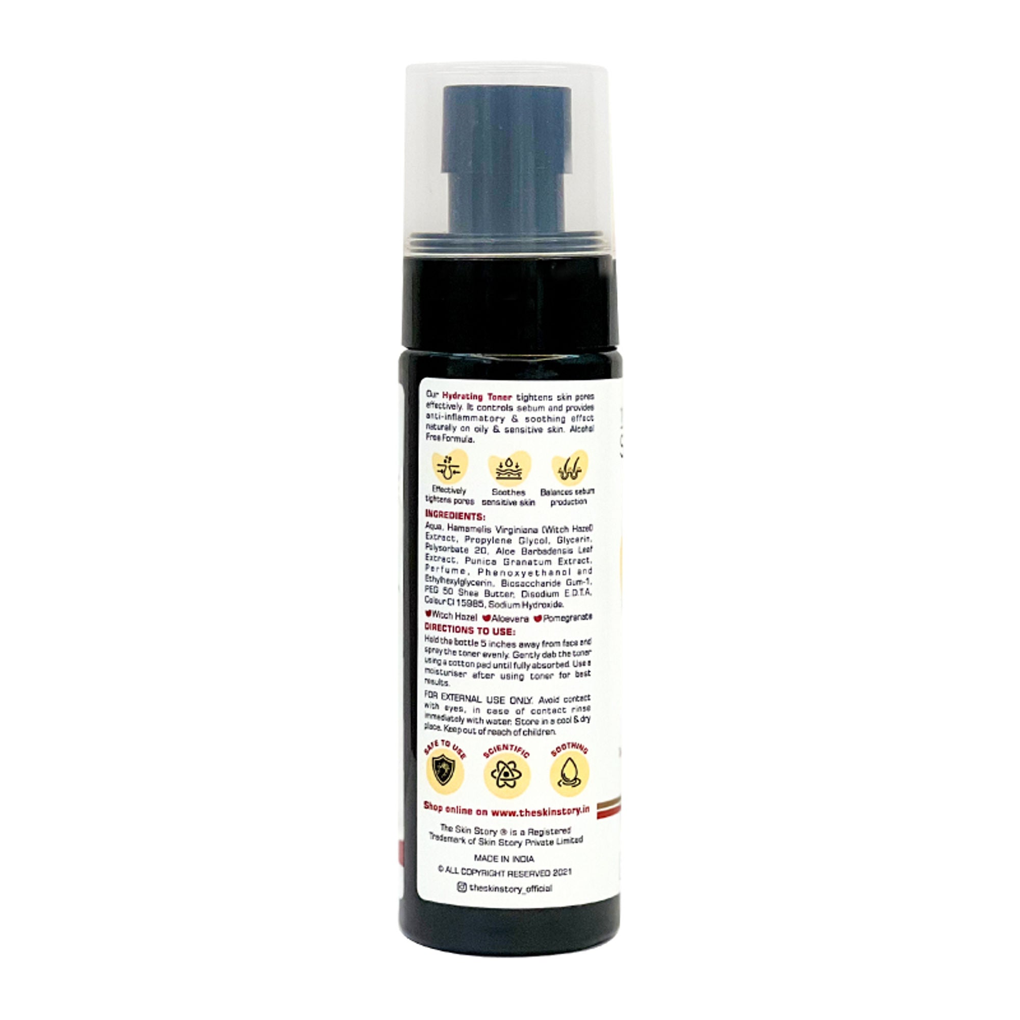 The Skin Story Water-like Hydrating Face Toner For Oily Acne Prone Skin With AloeVera