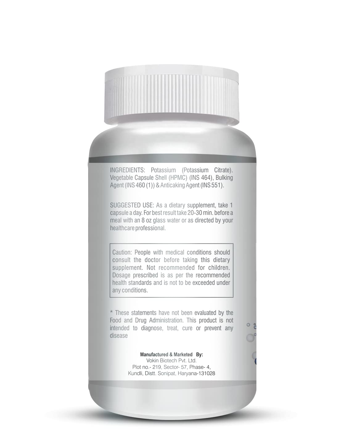 Vokin Biotech Potassium Citrate 730mg Capsules