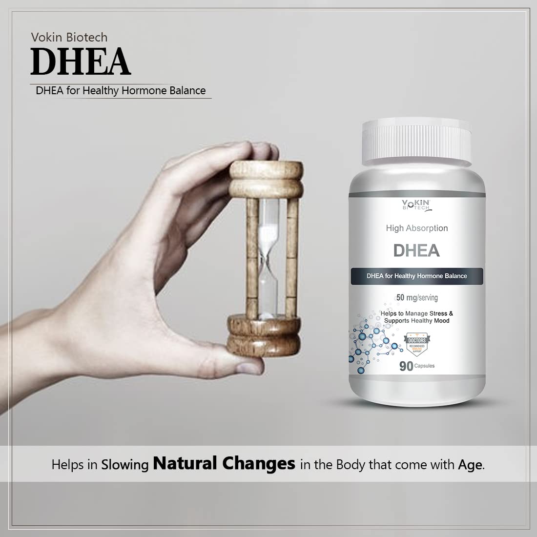 Vokin Biotech DHEA 50mg | Supports Healthy Mood |