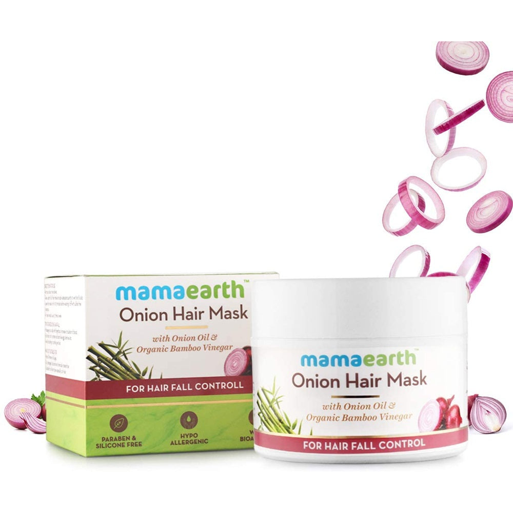 Mamaearth Onion Hair Mask For Hairfall Control (200 gm)