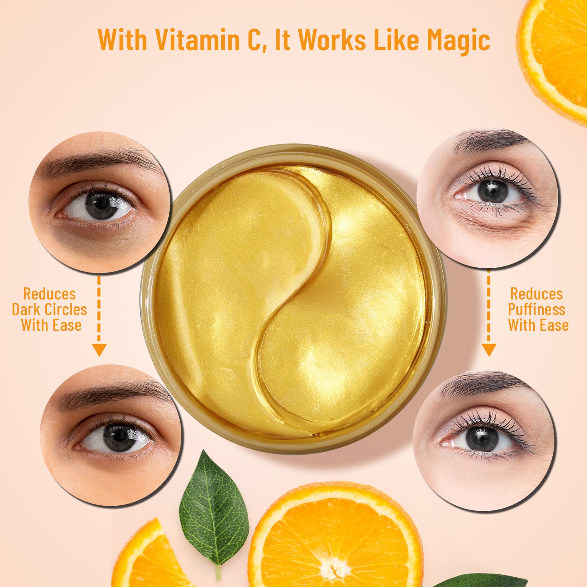 Swiss Beauty Hydra Eye Serum Patches For Dark Circles And Puffiness , Hydrate Skin - Vitamin-C