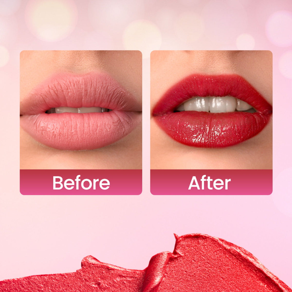 Swiss Beauty My Shine High Pigmented & Long-Lasting Lipstick Enriched with Vitamin E - 03 Pink Victoria