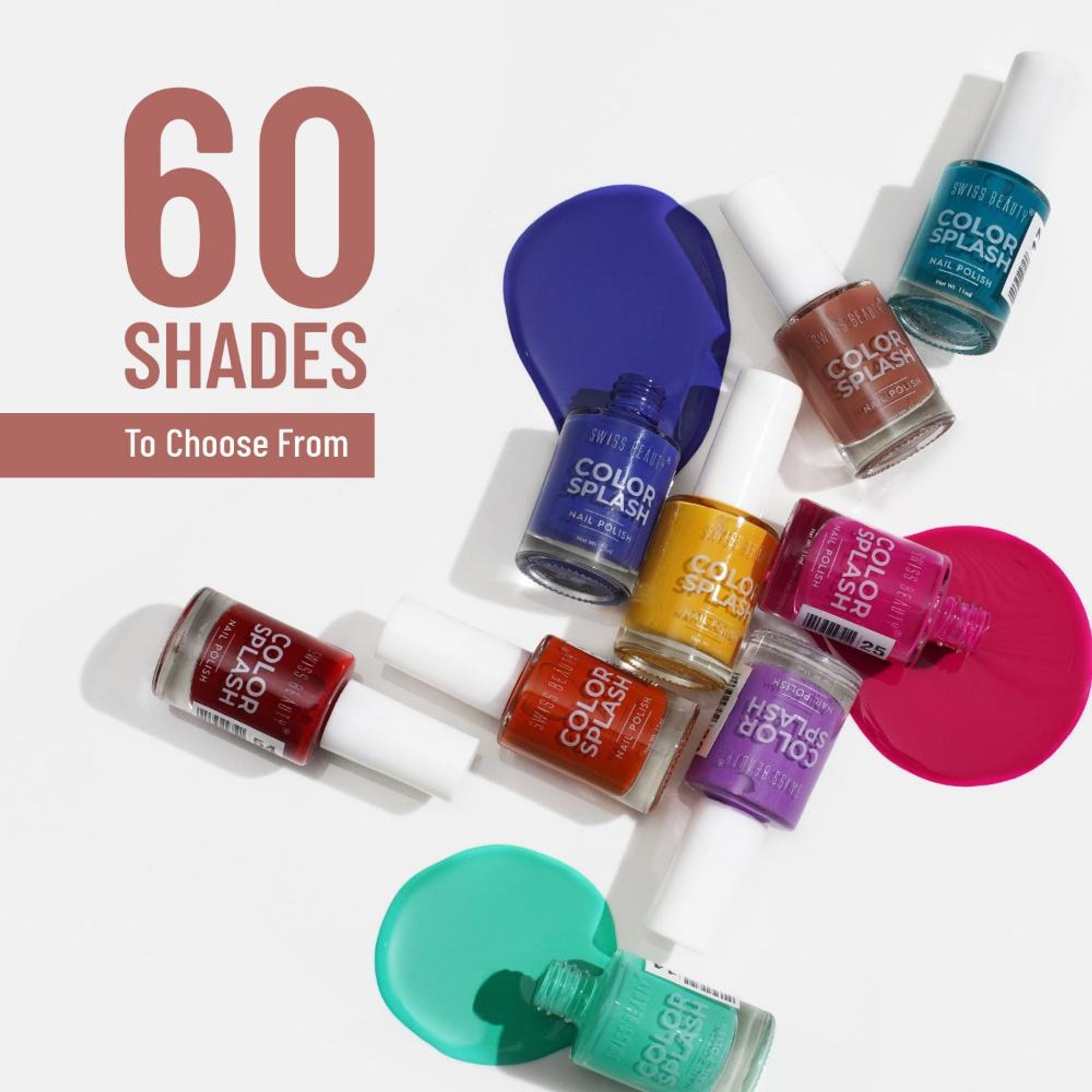 Swiss Beauty Color Splash Nail Polish - 604 Golden Nougat