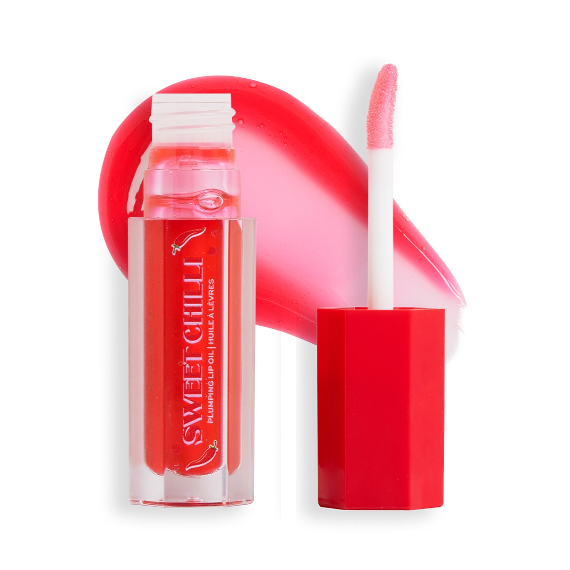 Makeup Revolution Heart Revolution Sweet Chilli Plumping Lip Oil - Red