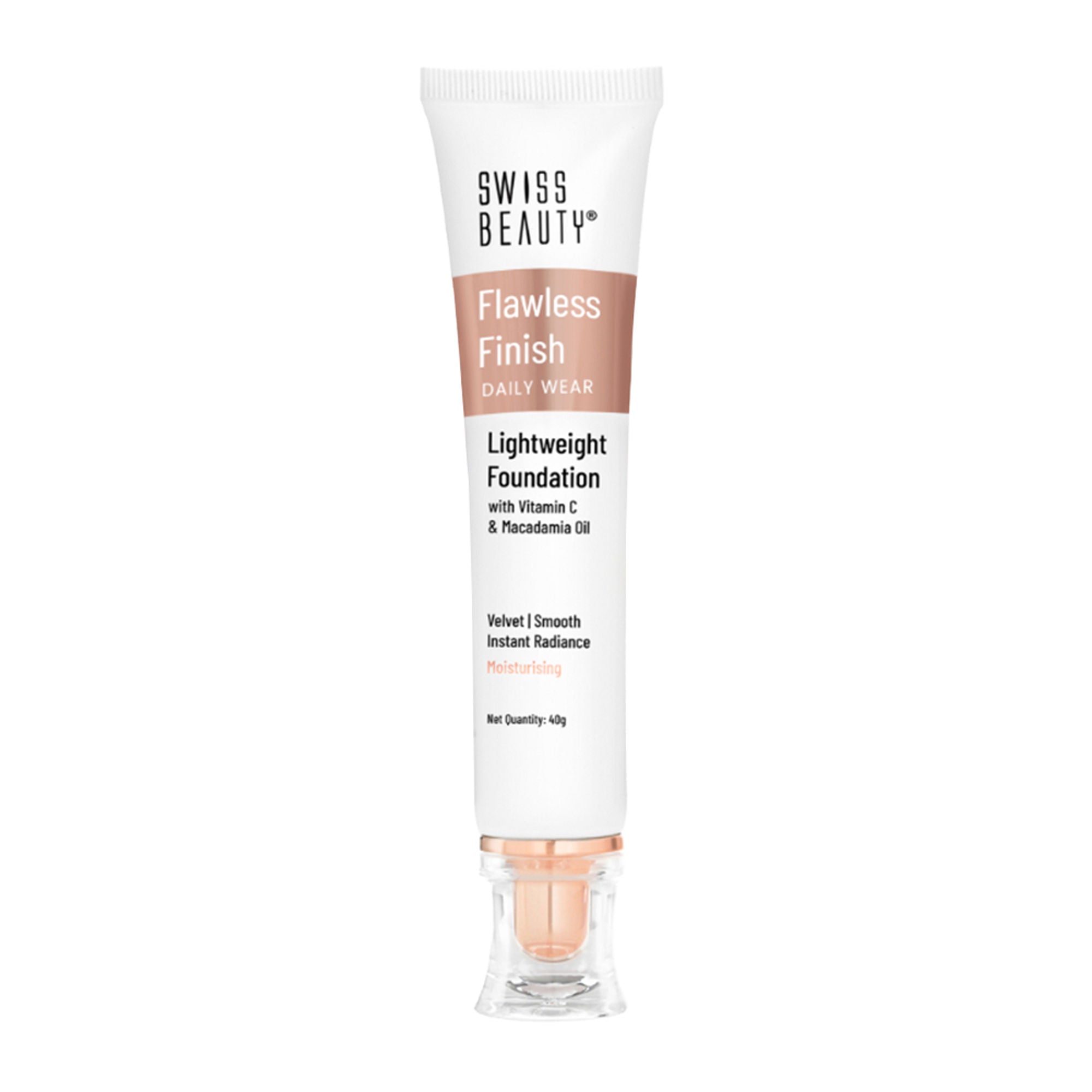 Swiss Beauty Flawless Finish Daily Wear Lightweight Foundation - 02 Soft Ivory