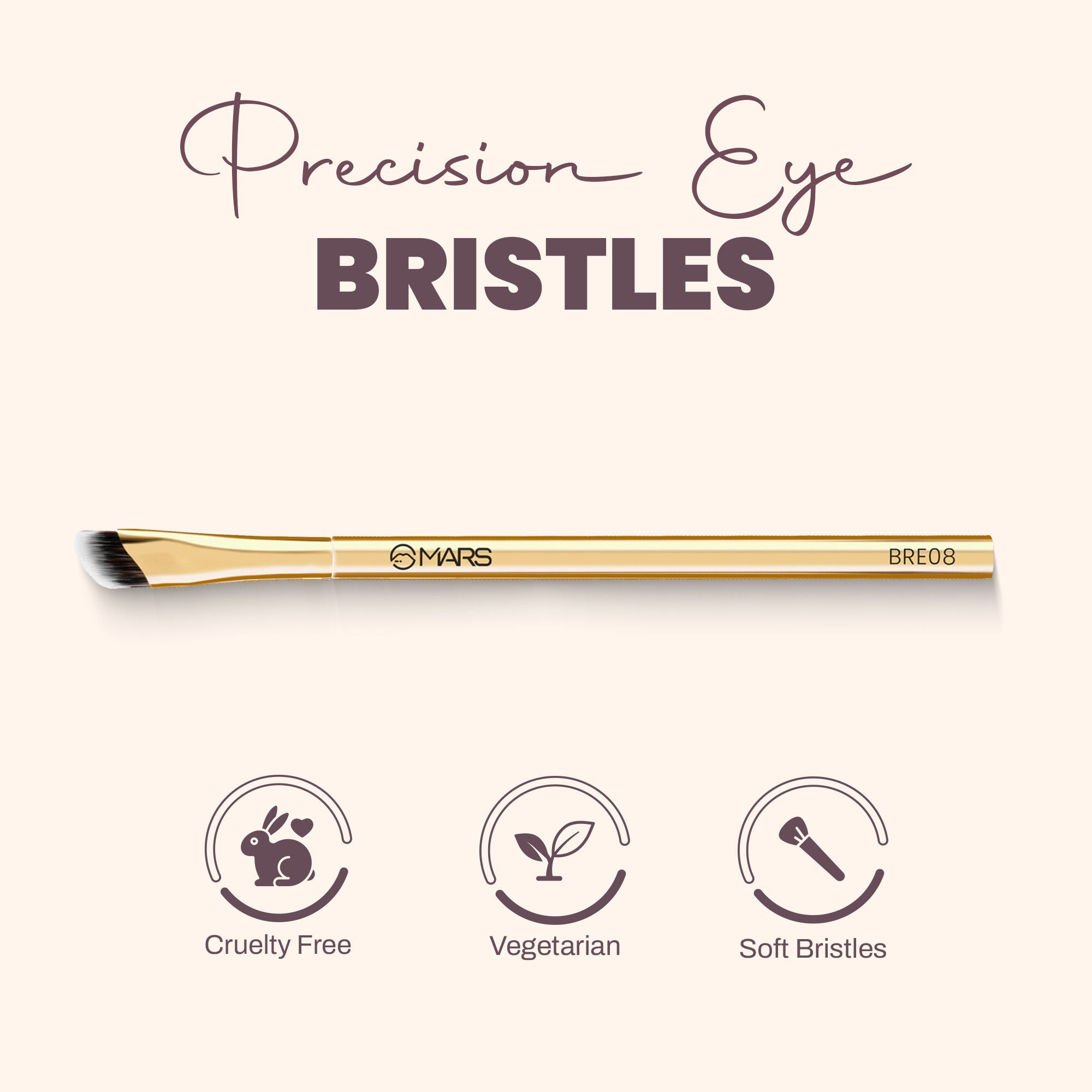 MARS Cosmetics Artist'S Arsenal Precision Eye Brush - Golden