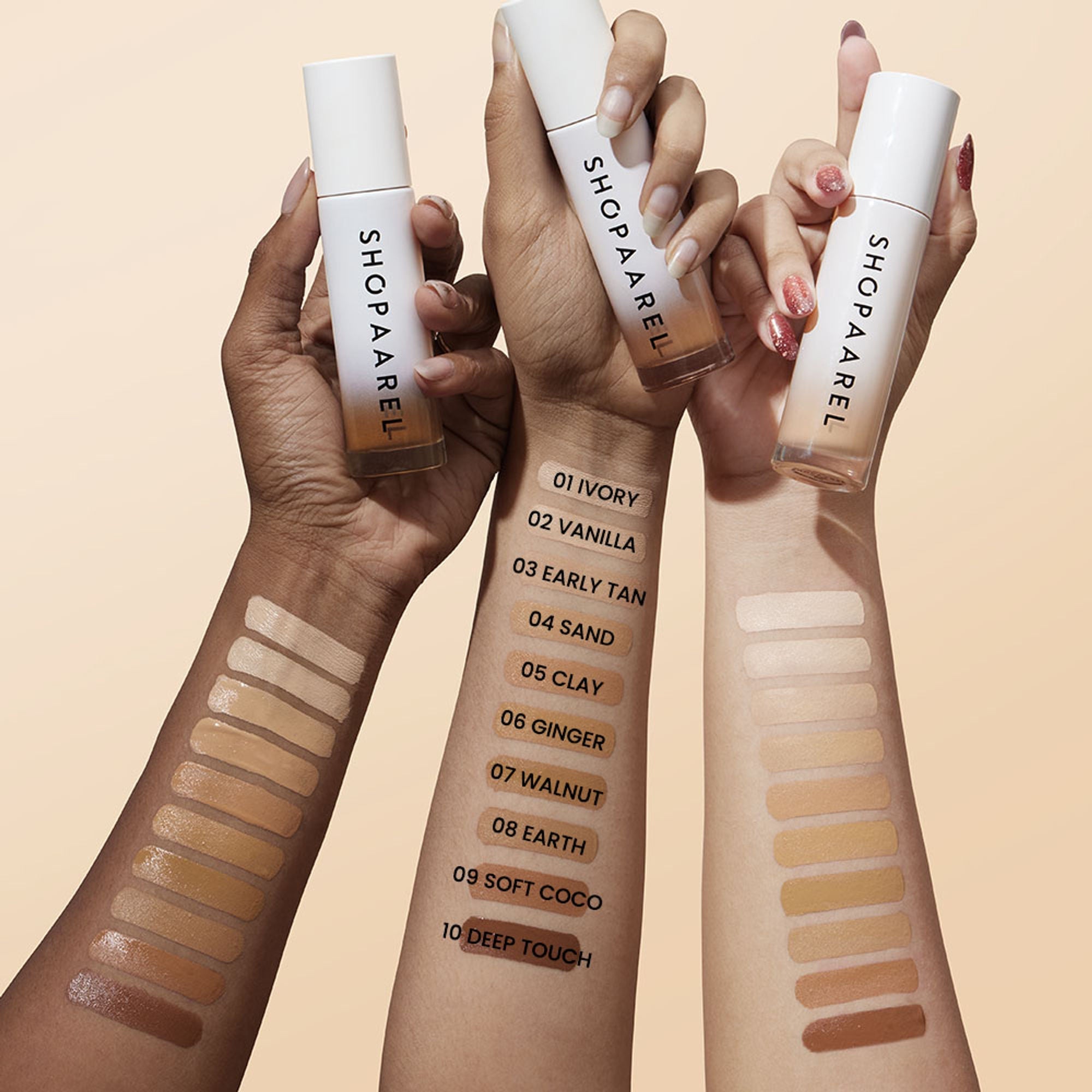 Shopaarel Miracle Skin Foundation - Soft Coco 09