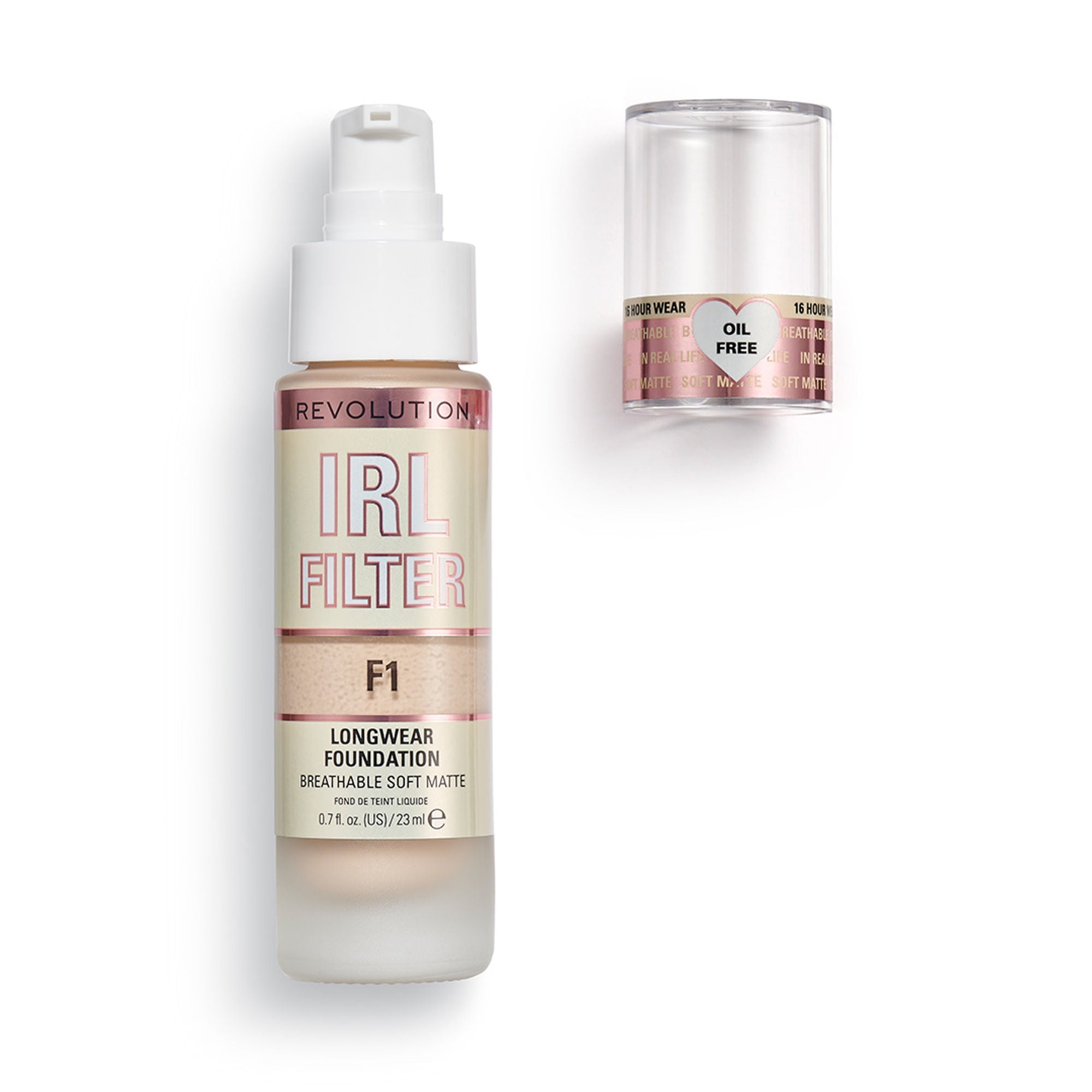Makeup Revolution IRL Filter Longwear Foundation - F1