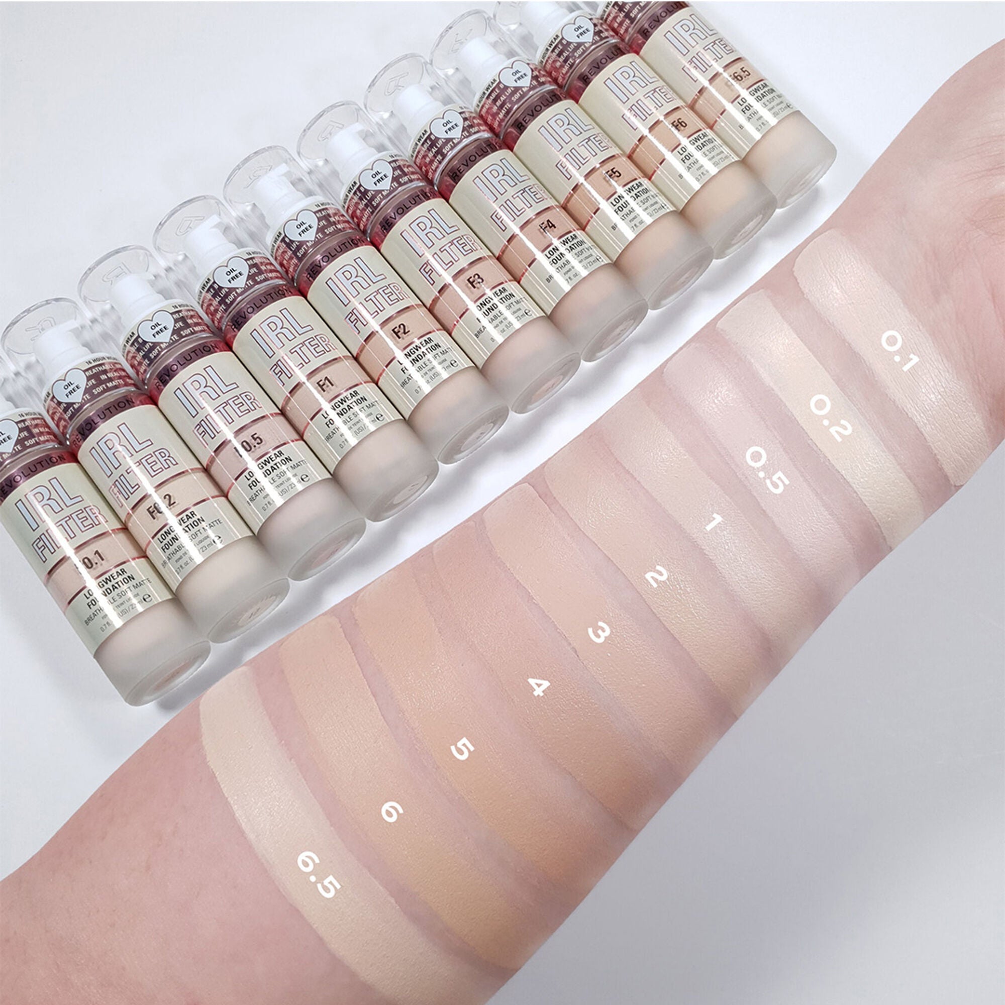 Makeup Revolution IRL Filter Longwear Foundation - F6