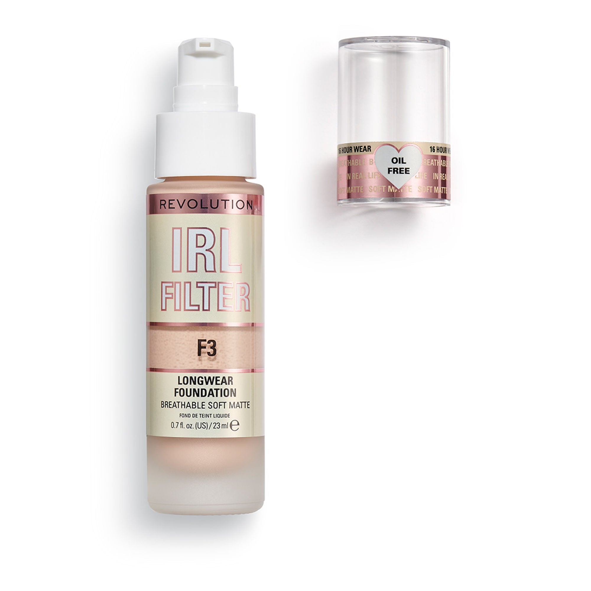Makeup Revolution IRL Filter Longwear Foundation - F3