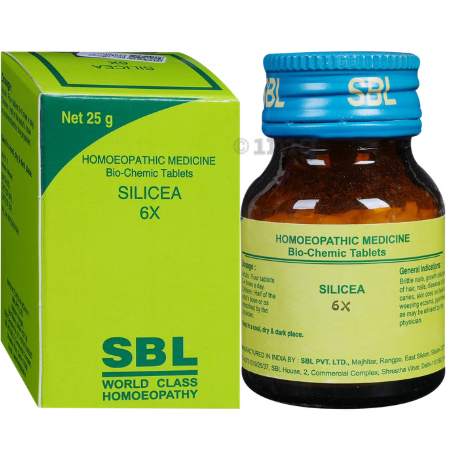 SBL Homeopathy Silicea Biochemic Tablets