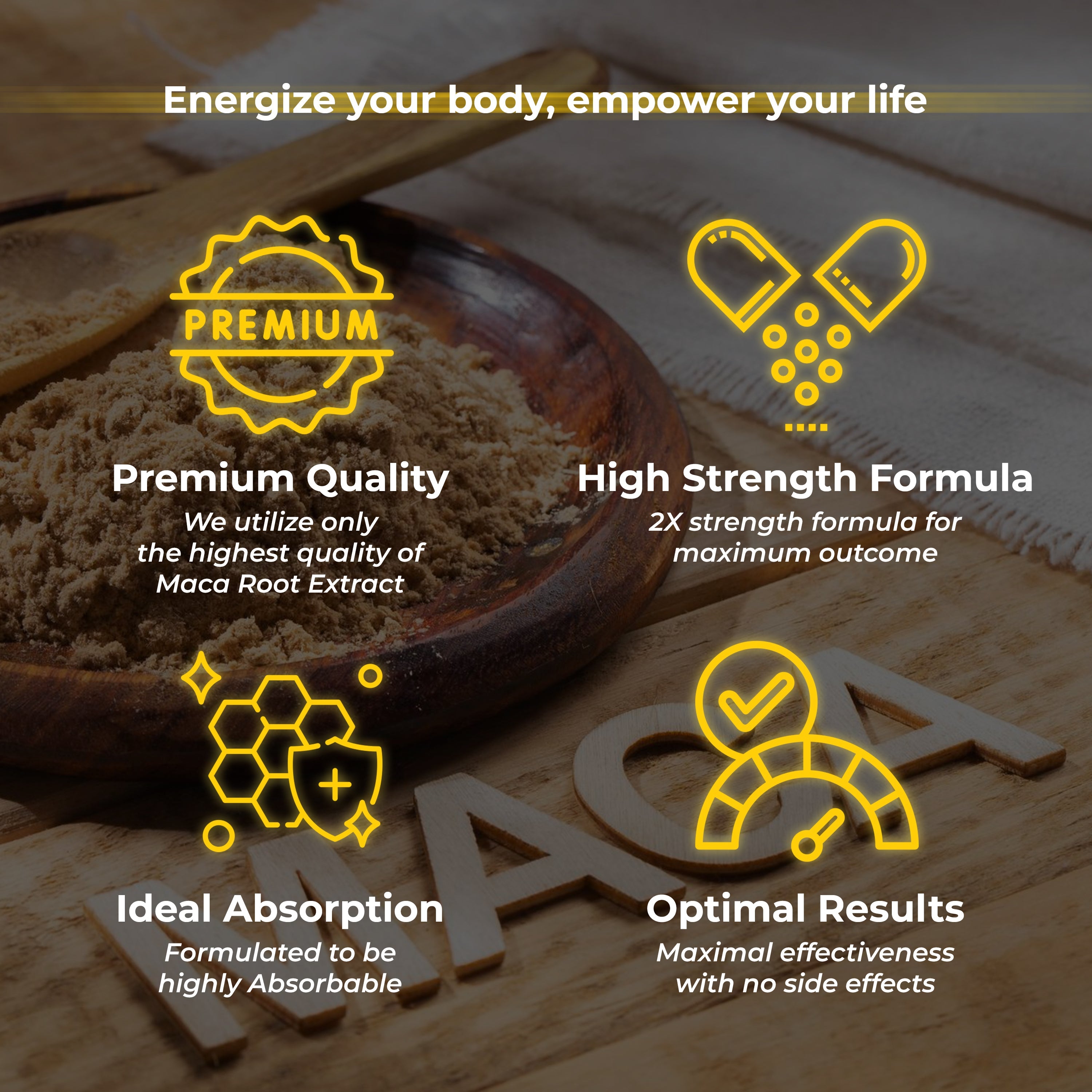 Health Veda Organics Maca Root Capsules