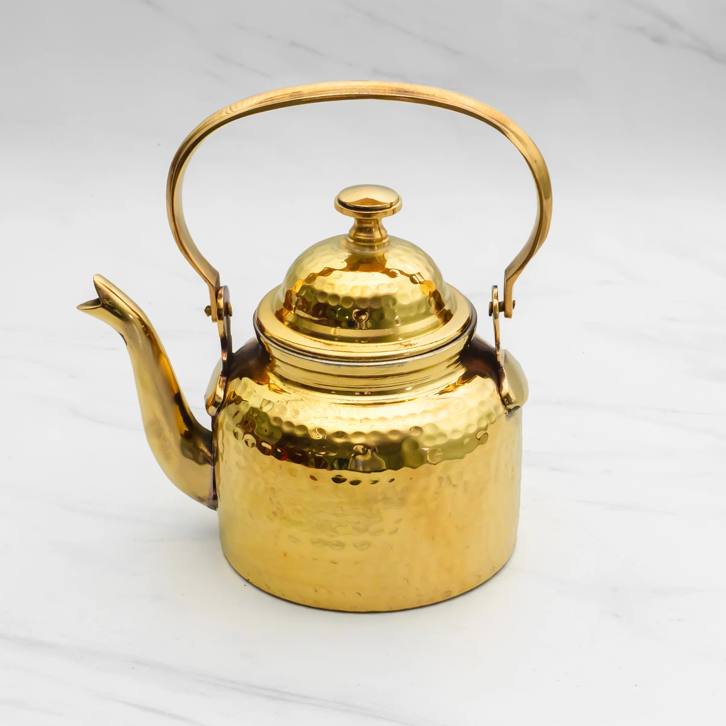 Health Smith Brass Tea Kettle | Brass Kettle with Tin Lining