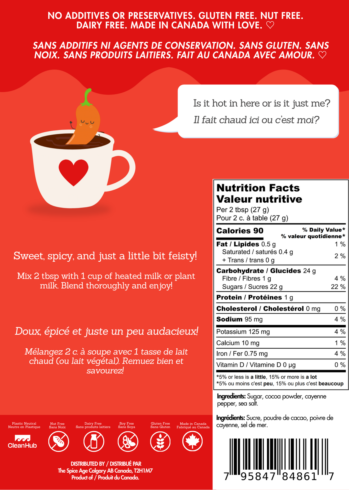 6-PACK Spicy Hot Chocolate - Drop it like it's Hot (Chocolate)