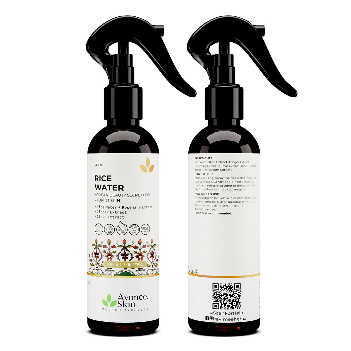 Avimee herbal Rice Water for Hair and Skin