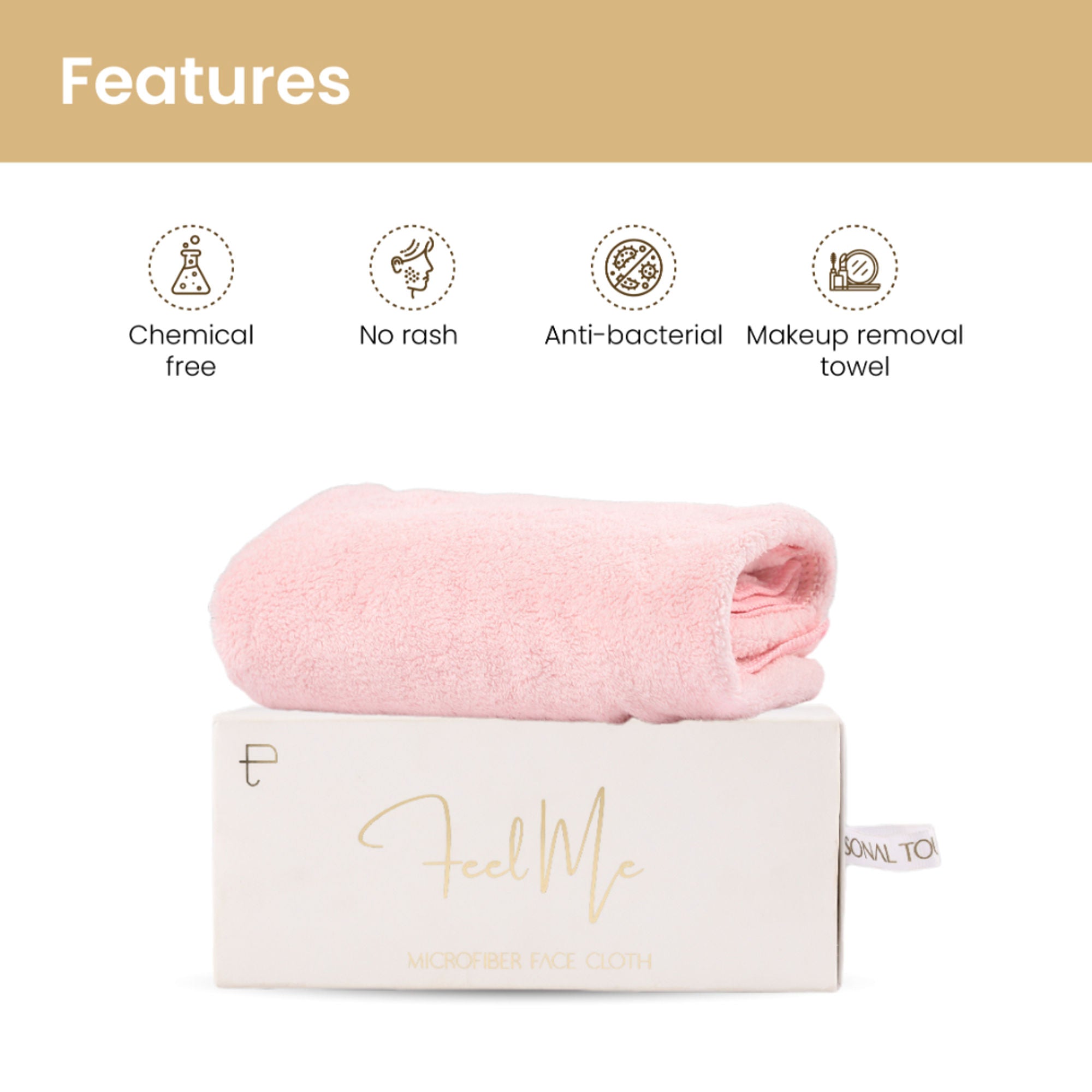 Personal Touch Skincare Skincare Feel Me Microfiber Face Towel