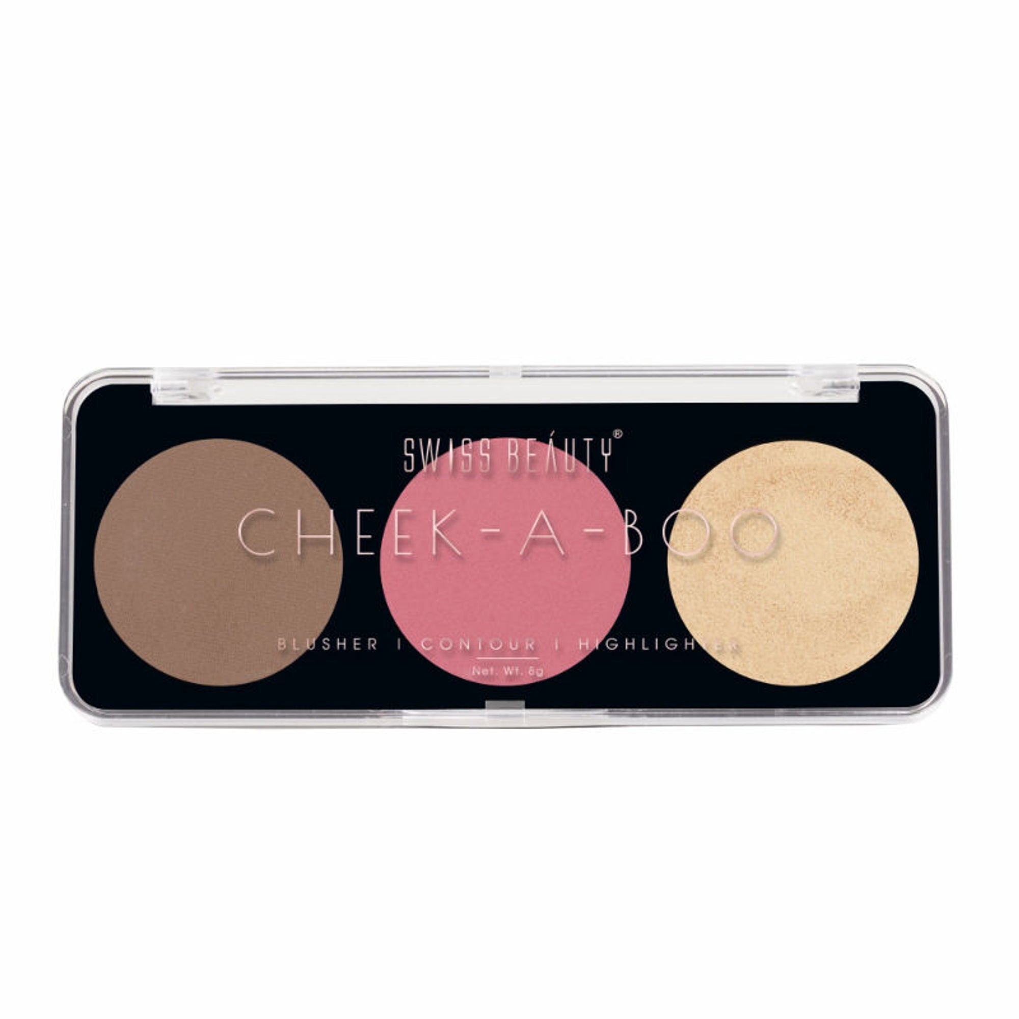 Swiss Beauty Cheek-A-Boo 3 In One Blushe Contour And Highlighter - 2