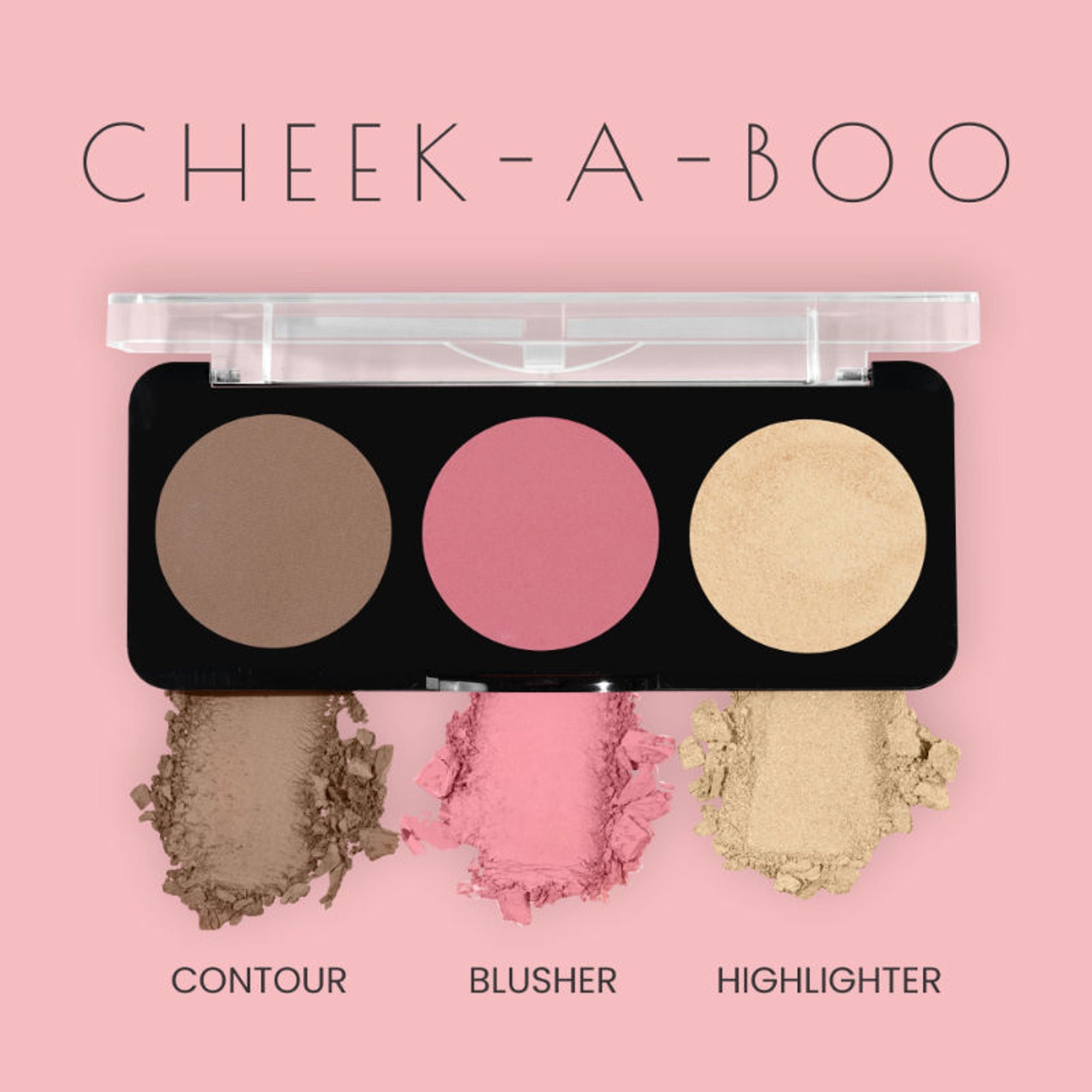 Swiss Beauty Cheek-A-Boo 3 In One Blushe Contour And Highlighter - 2