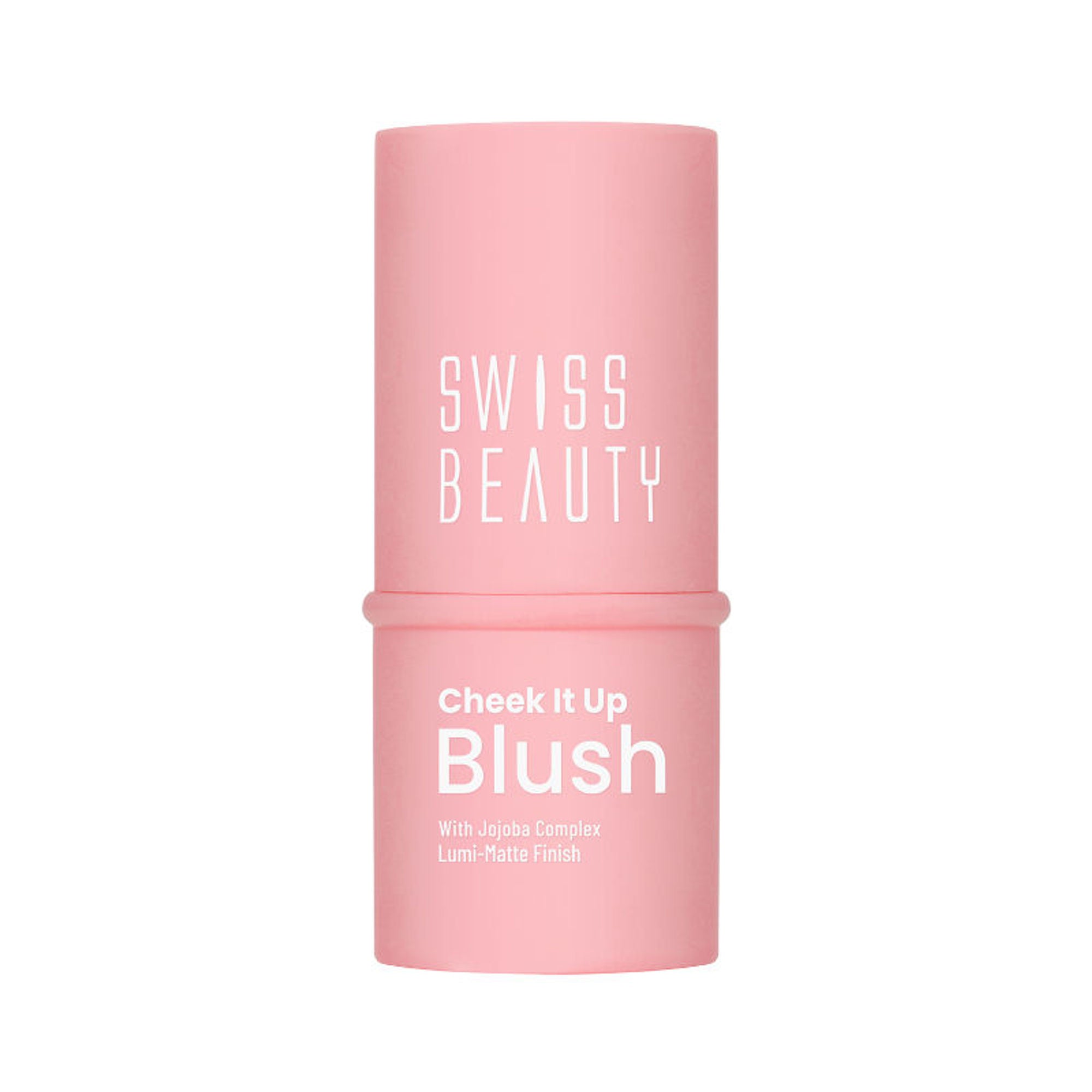 Swiss Beauty Cheek It Up Lumi-Matte Finish Blush - 1 High On Pink
