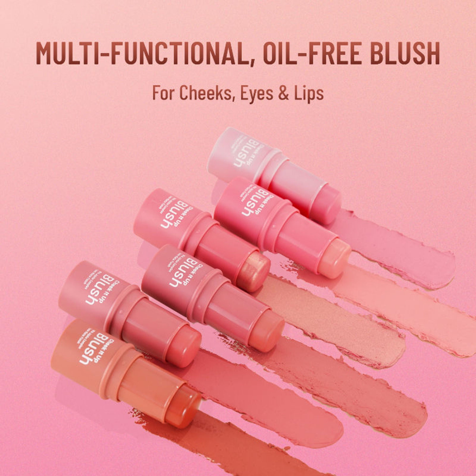 Swiss Beauty Cheek It Up Lumi-Matte Finish Blush - 6 Buffed With Rose
