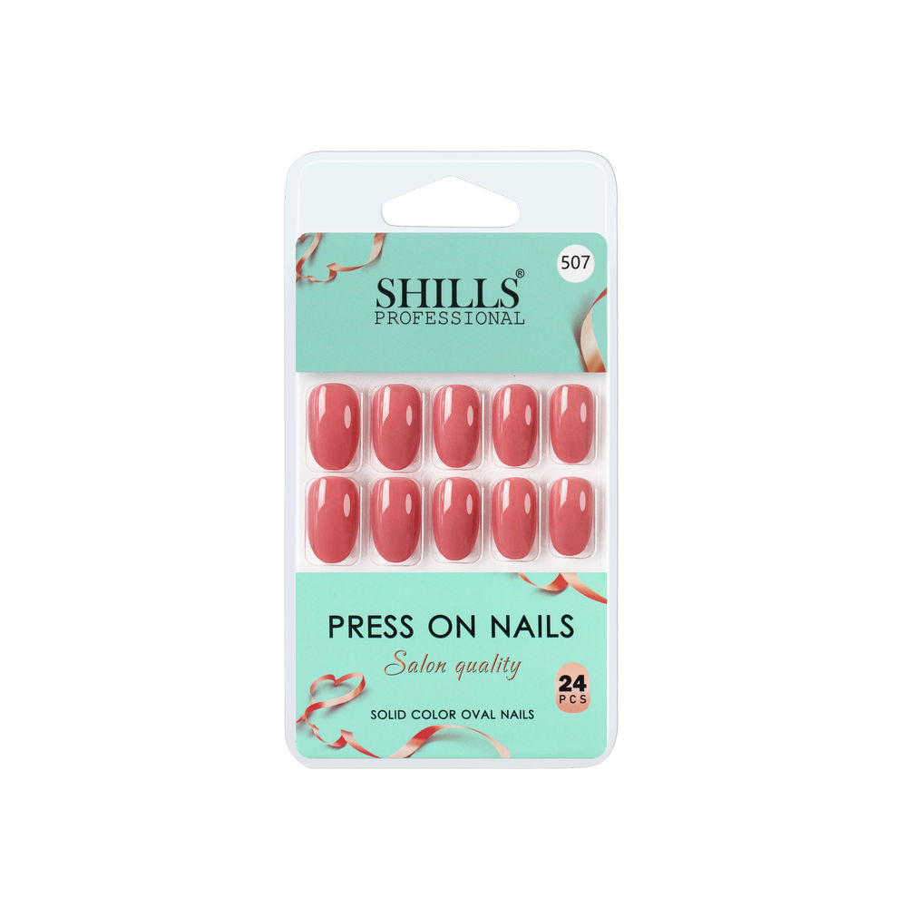 Shills Professional Reusable Press On Nails Oval - SPN507
