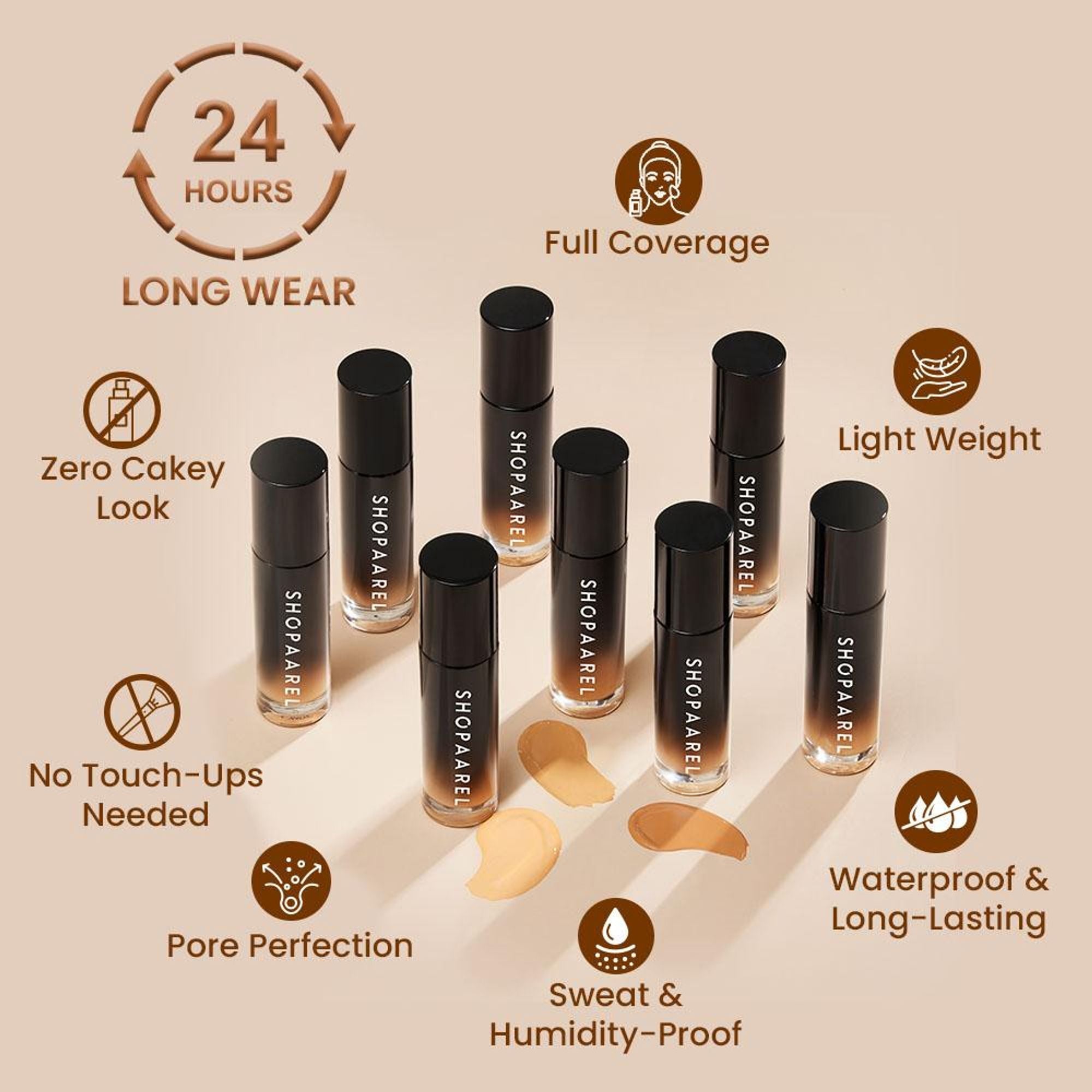 Shopaarel Extra Blend Matte Foundation - 4