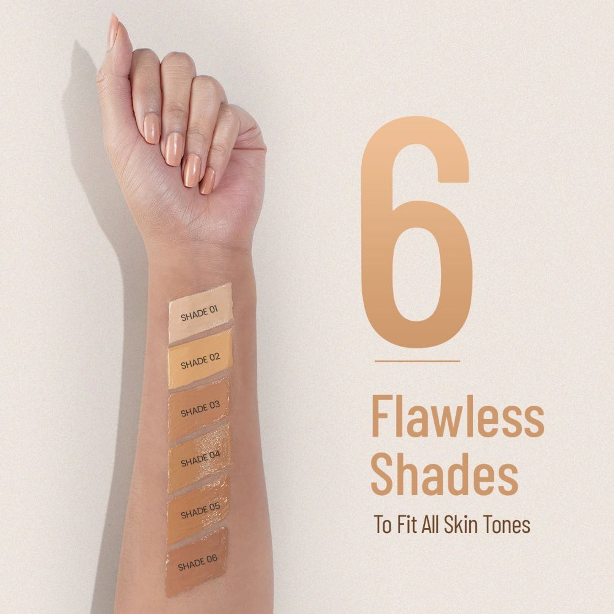 Swiss Beauty Airbrush Finish Full Coverage Foundation - 5 Caramel Beige