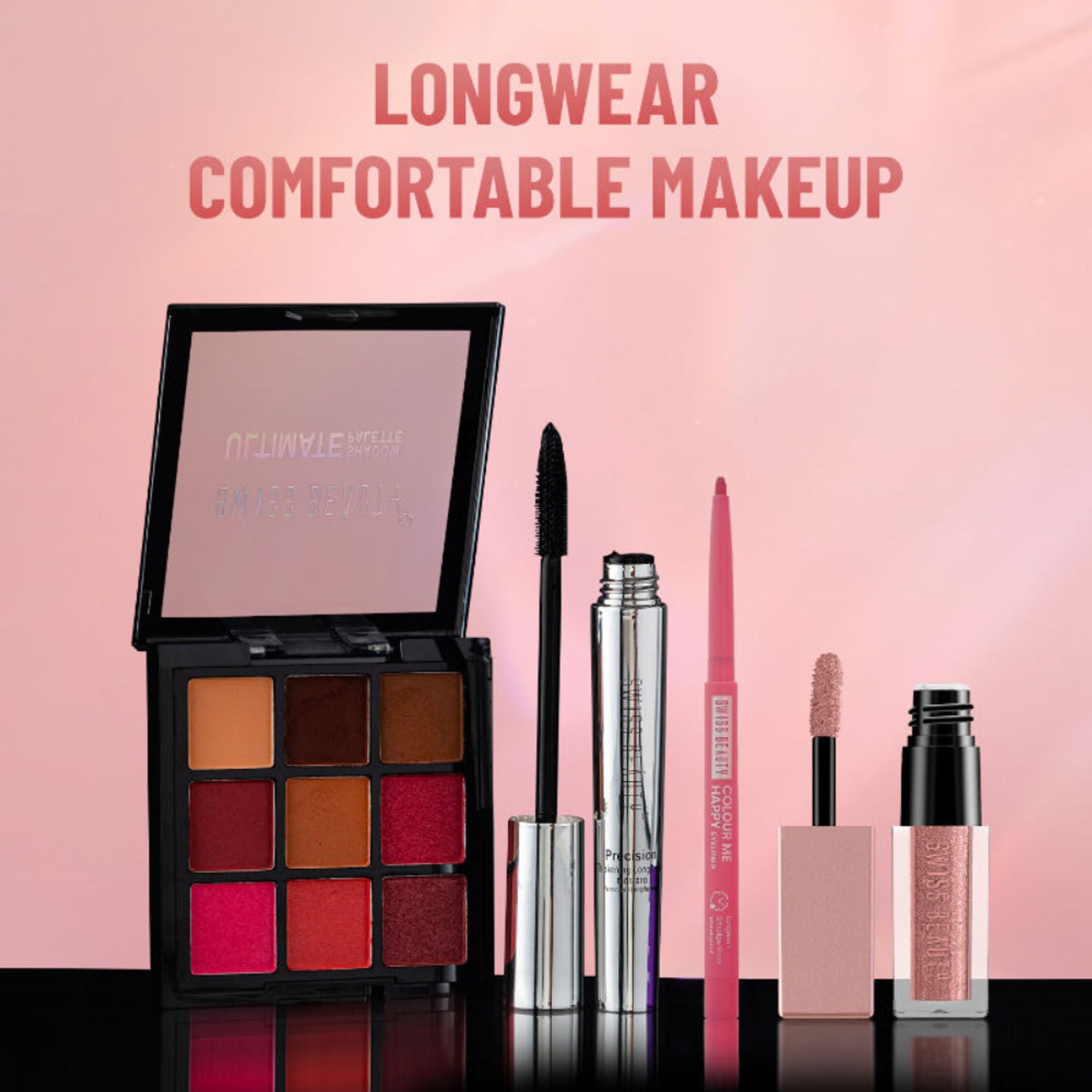 Swiss Beauty Colour Me Happy Eyeliner - Pink Alperose