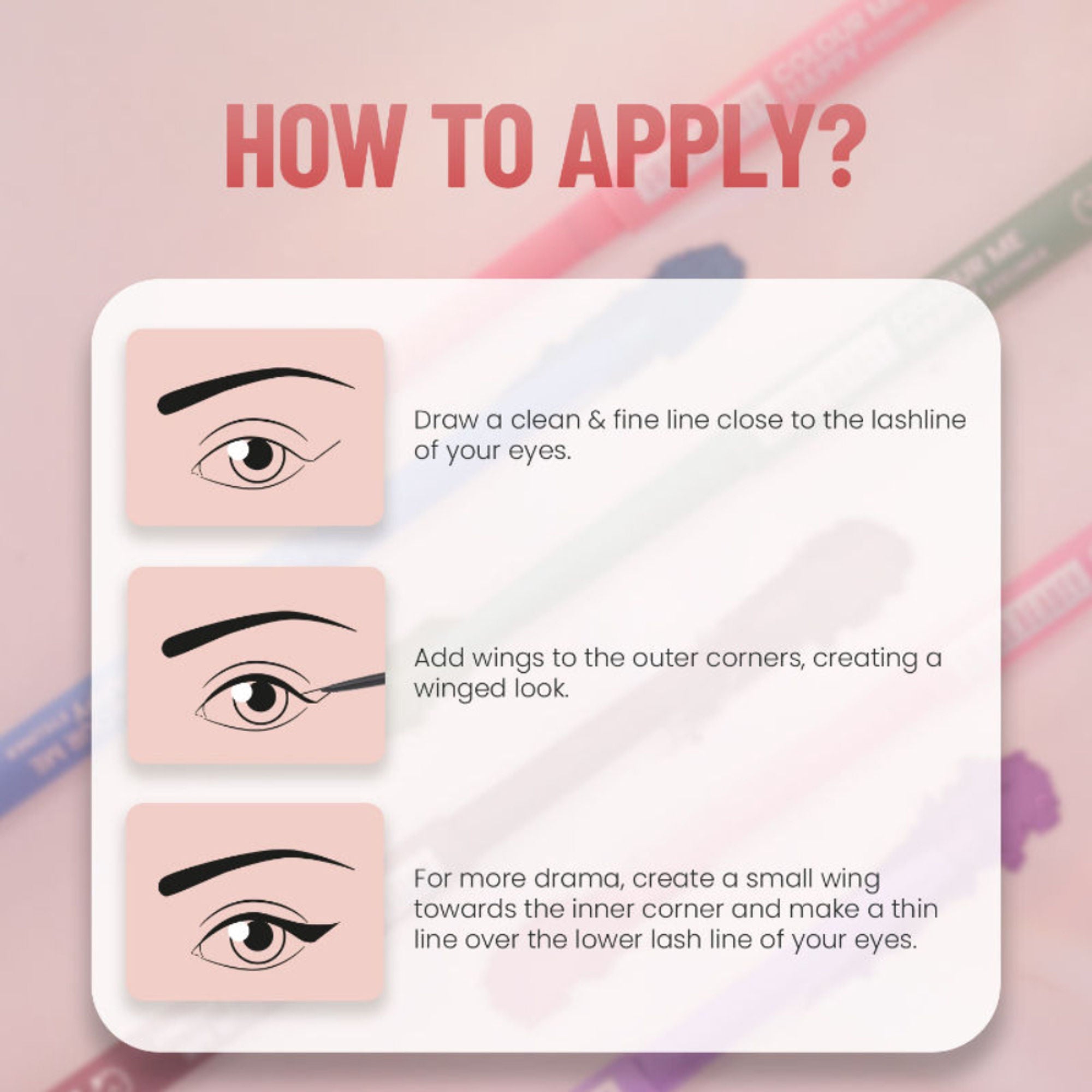 Swiss Beauty Colour Me Happy Eyeliner - Purple Aster