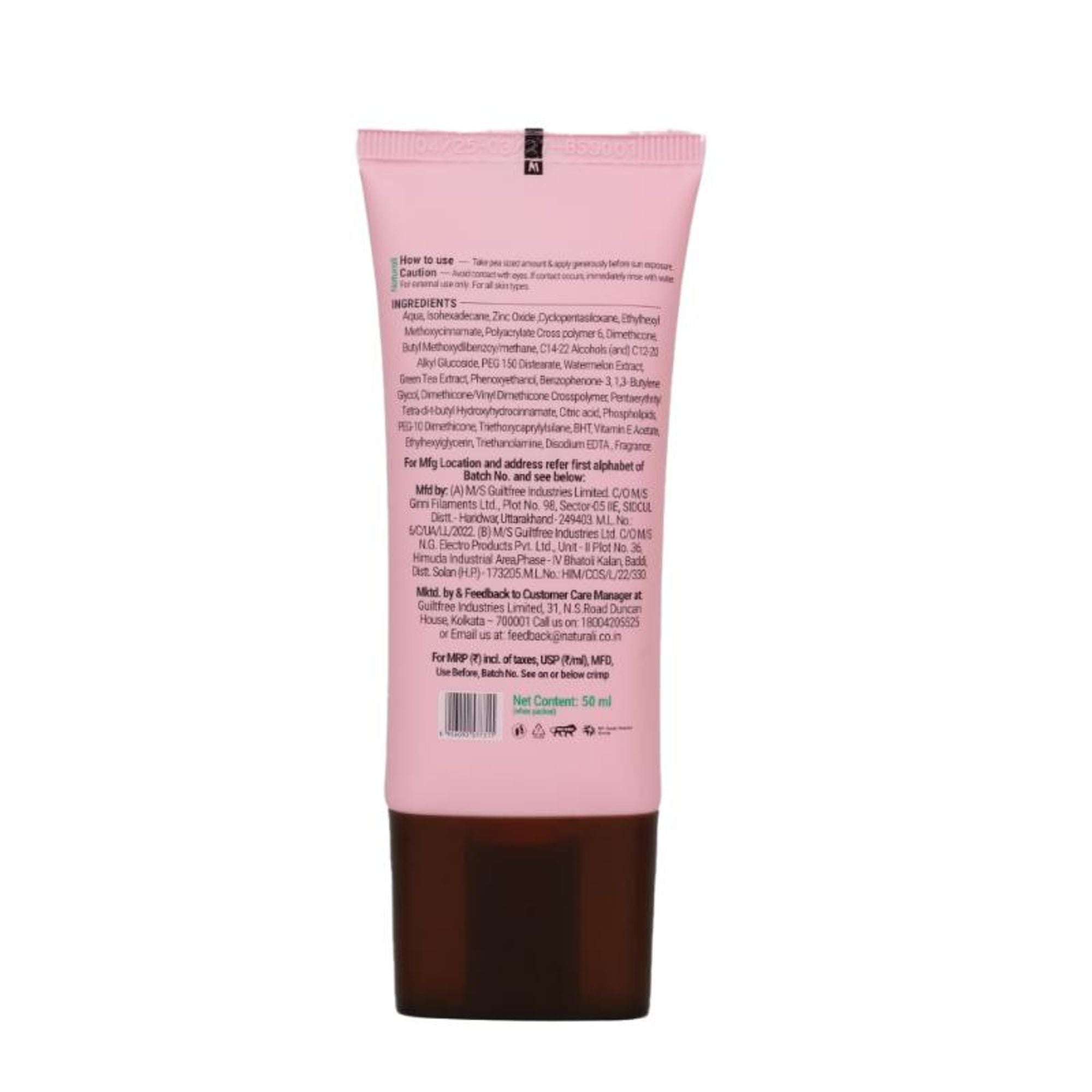Naturali Daily Defence Cooling & Hydrating Sunscreen SPF60 With PA+++