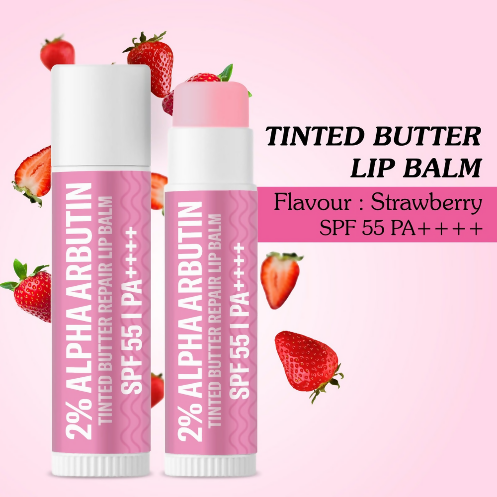 Bake 2% Alpha Arbutin Tinted Butter Brightening Lip Balm SPF 55 PA++++