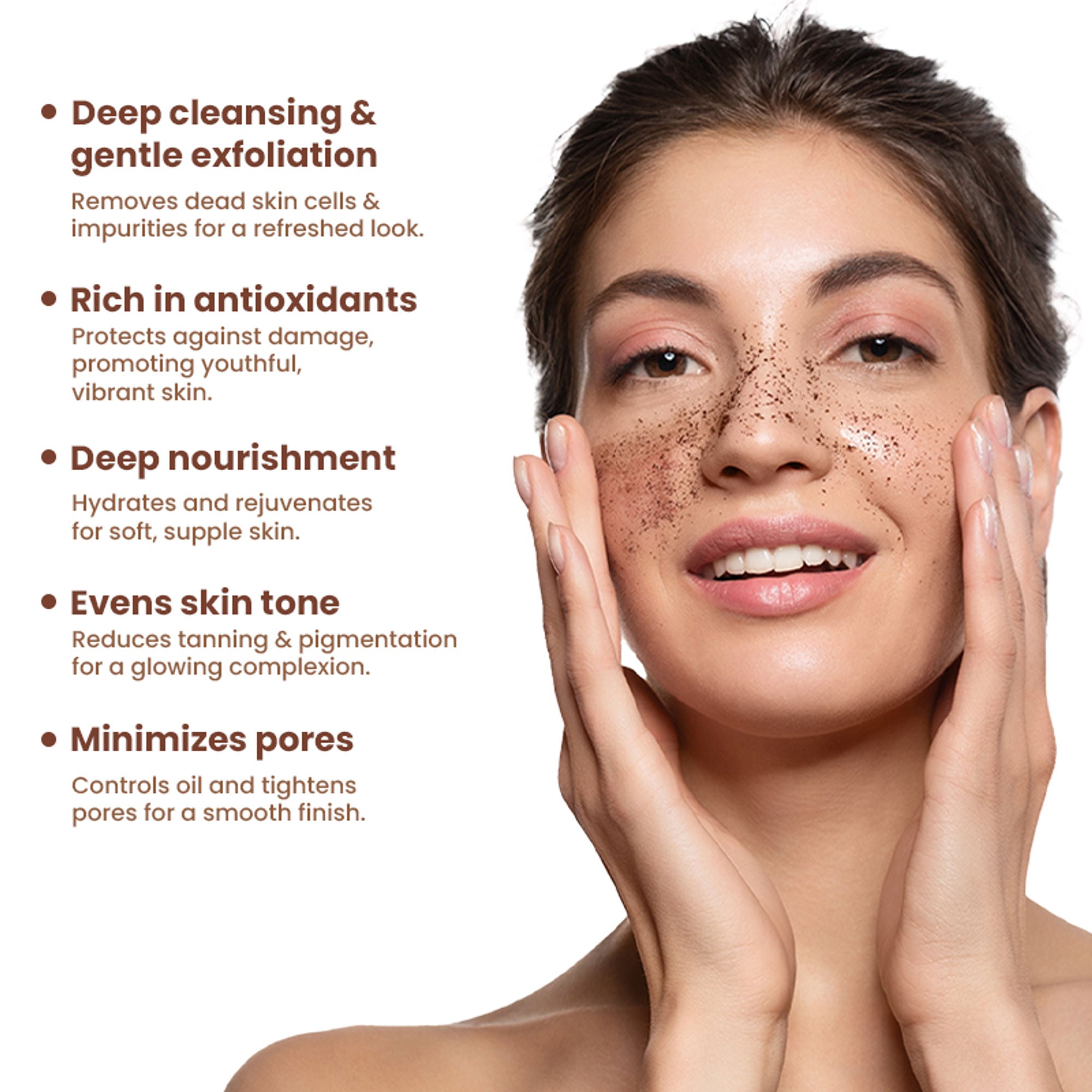 The Skin Story Gentle Detan Face Scrub Exfoliate Dead Skin Remove Blackheads Dark Spots Pigmentation