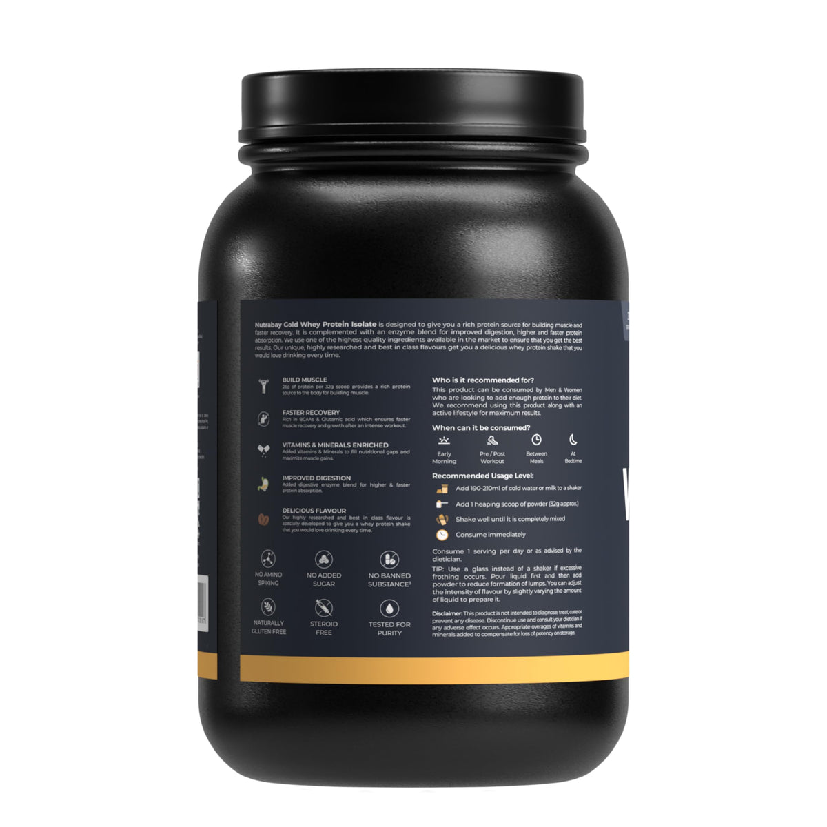 Nutrabay Gold Isolate Whey Protein Powder
