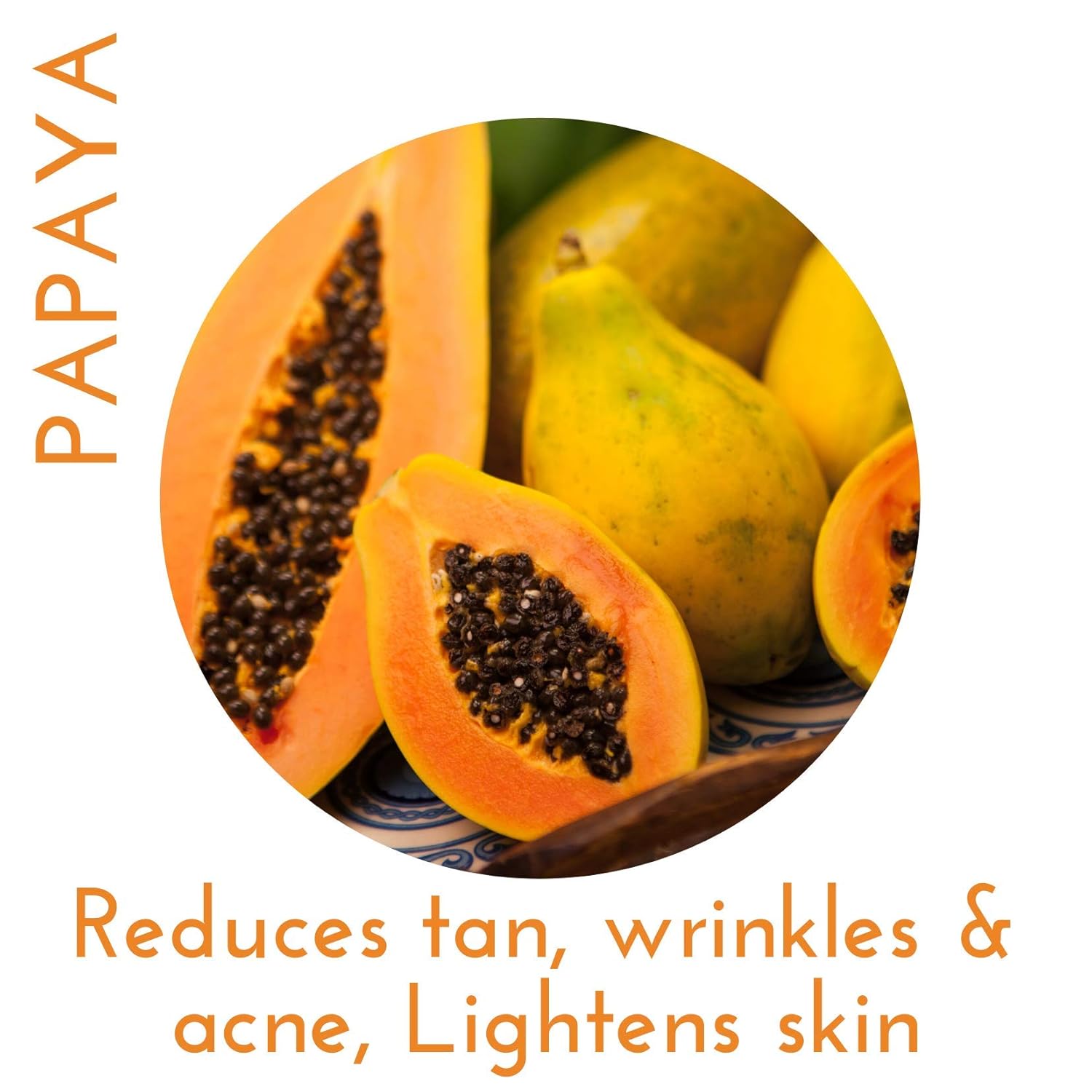 Fuschia - Papaya Detan Natural Handmade Herbal Soap