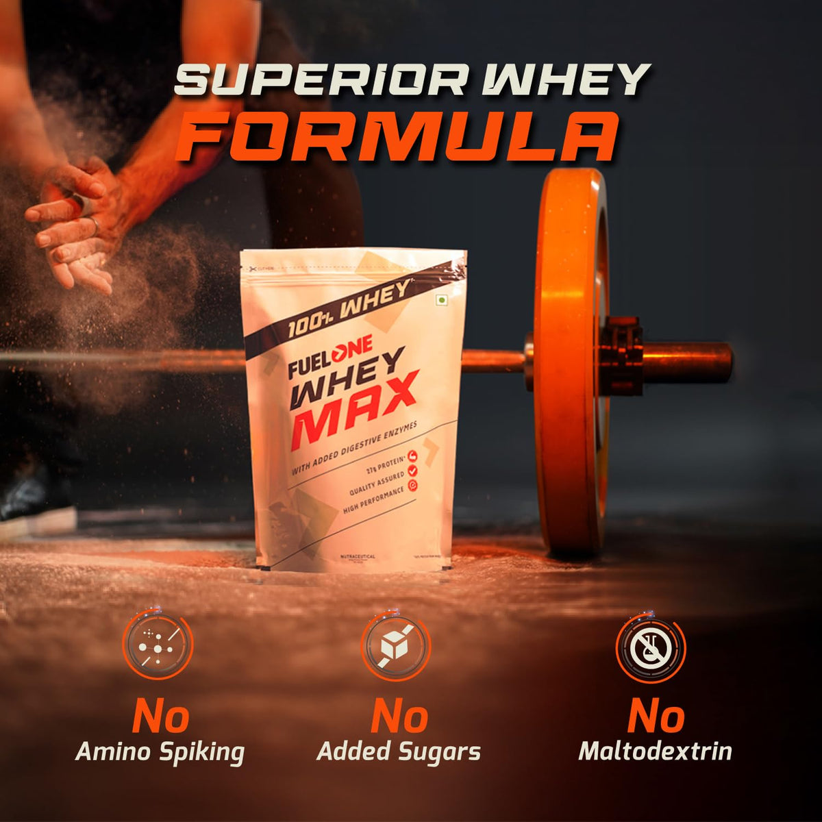 FUELONE Whey Max - Chocolate, with Shaker