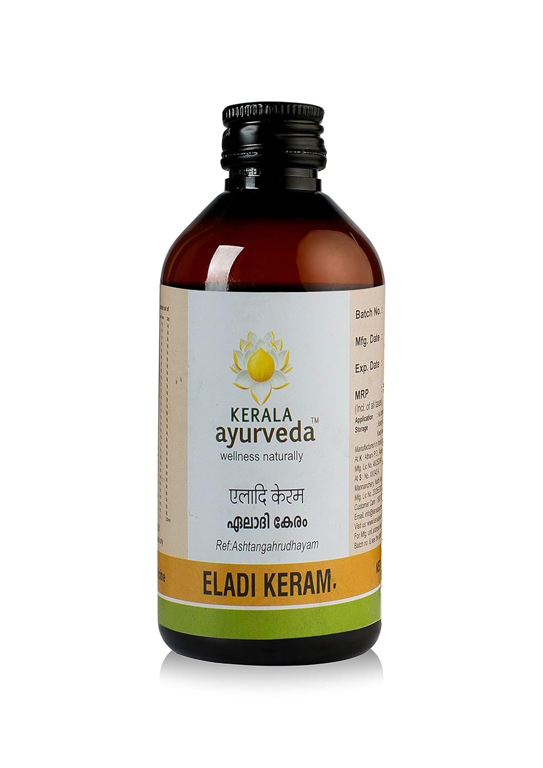 Kerala Ayurveda Eladi Keram Thailam