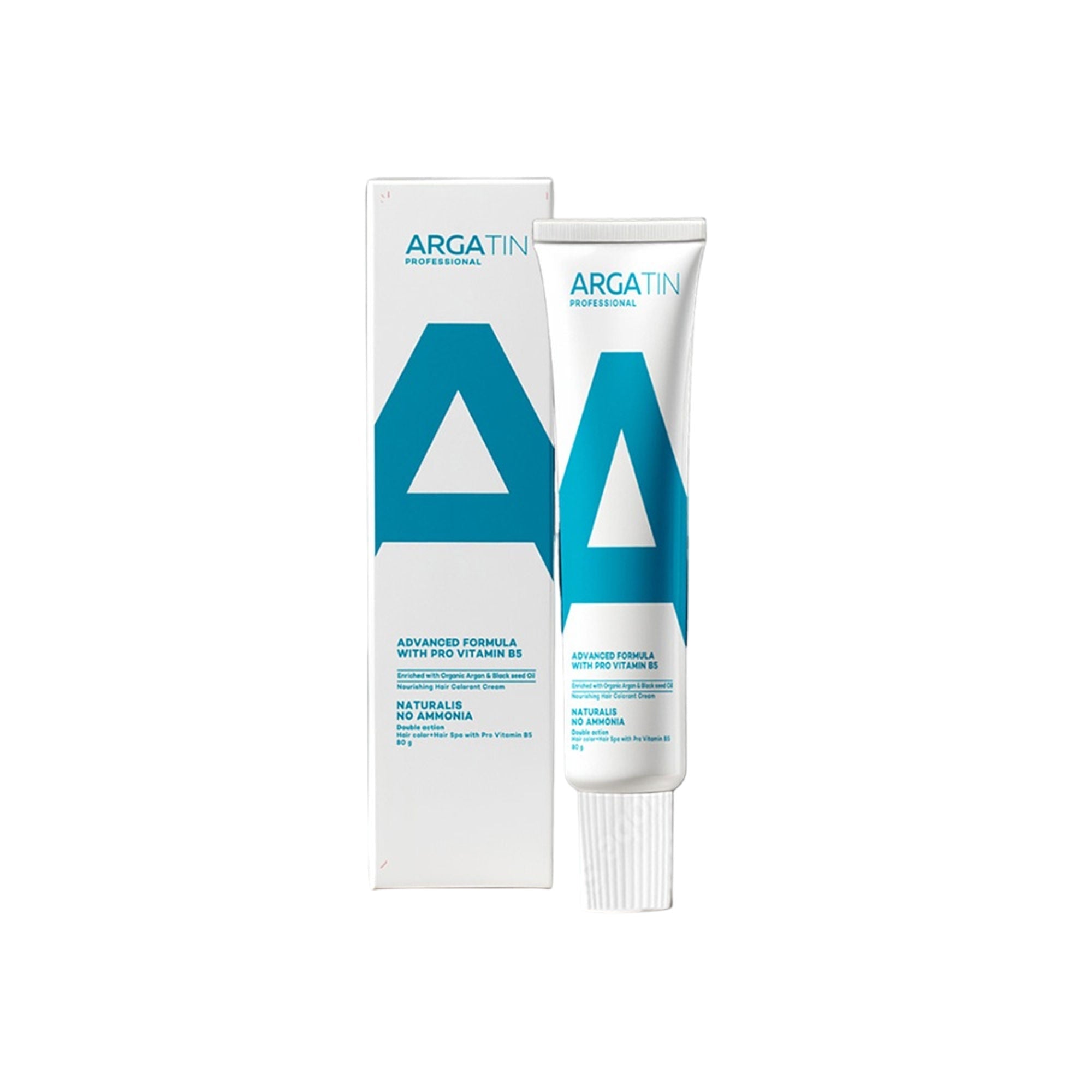 Argatin Naturalis Hair Color Cream With Black Seed Oil & Argan Oil - 5 Light Brown