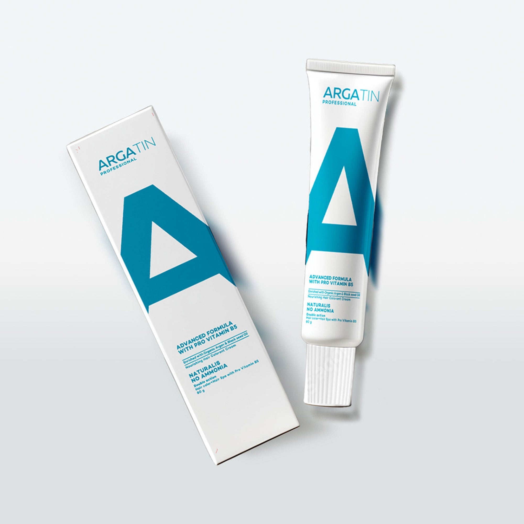 Argatin Naturalis Hair Color Cream With Black Seed Oil & Argan Oil - 5 Light Brown