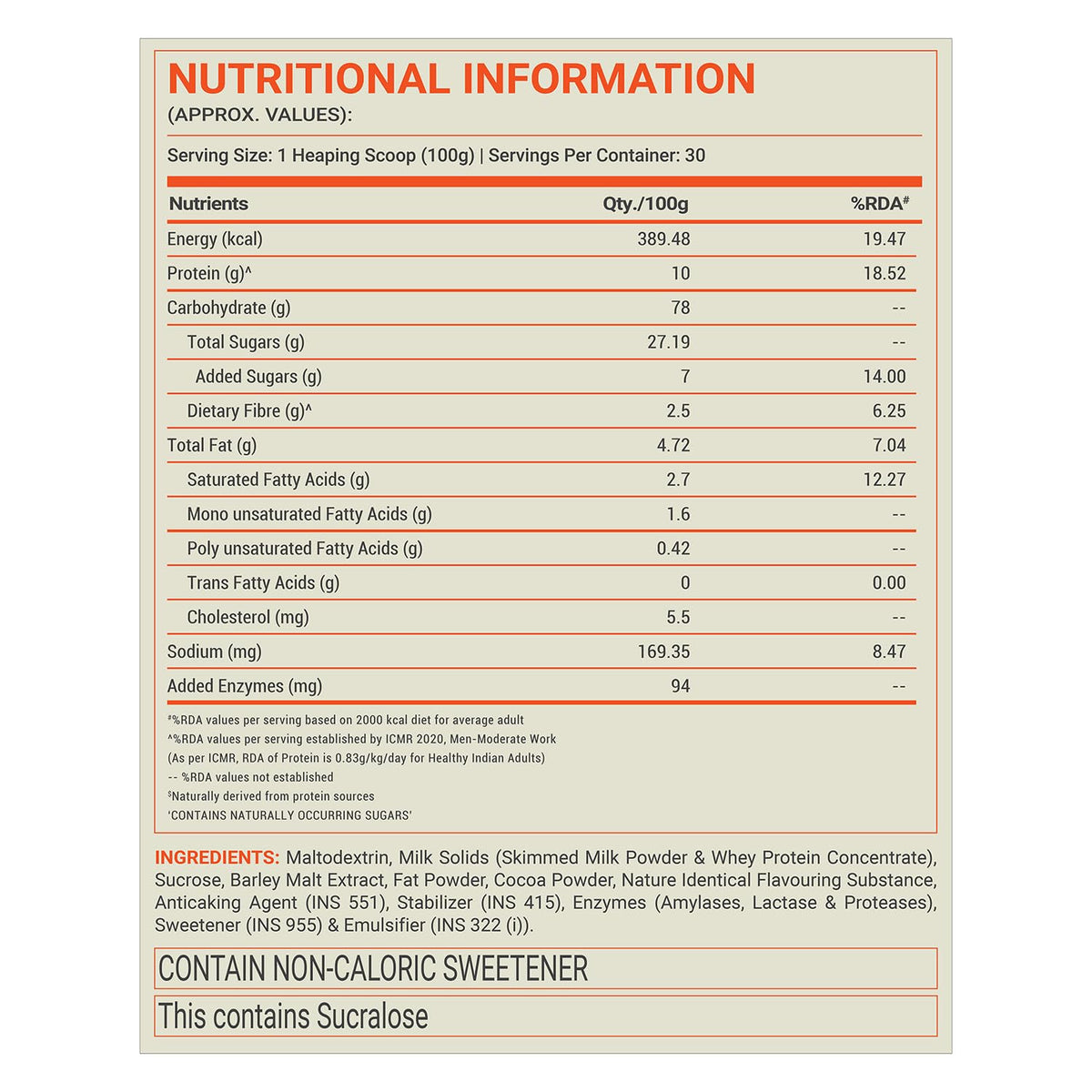 Fuelone Max Gainer - Chocolate