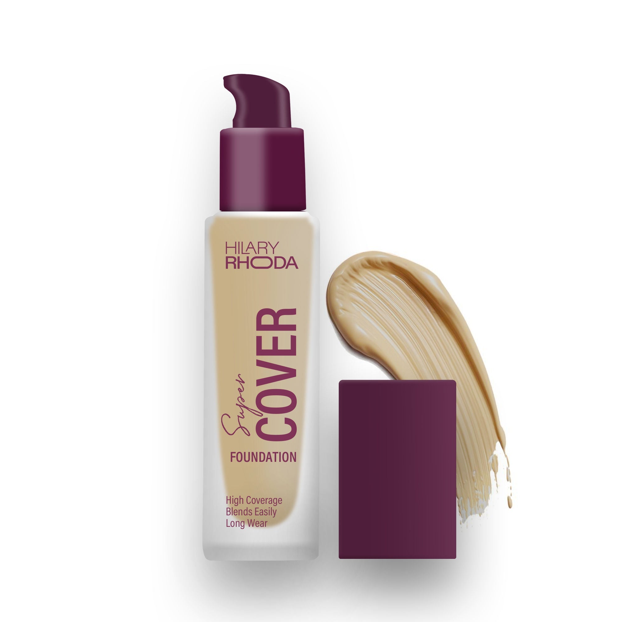 Hilary Rhoda Super Cover Waterproof Foundation - Nude Beige 03
