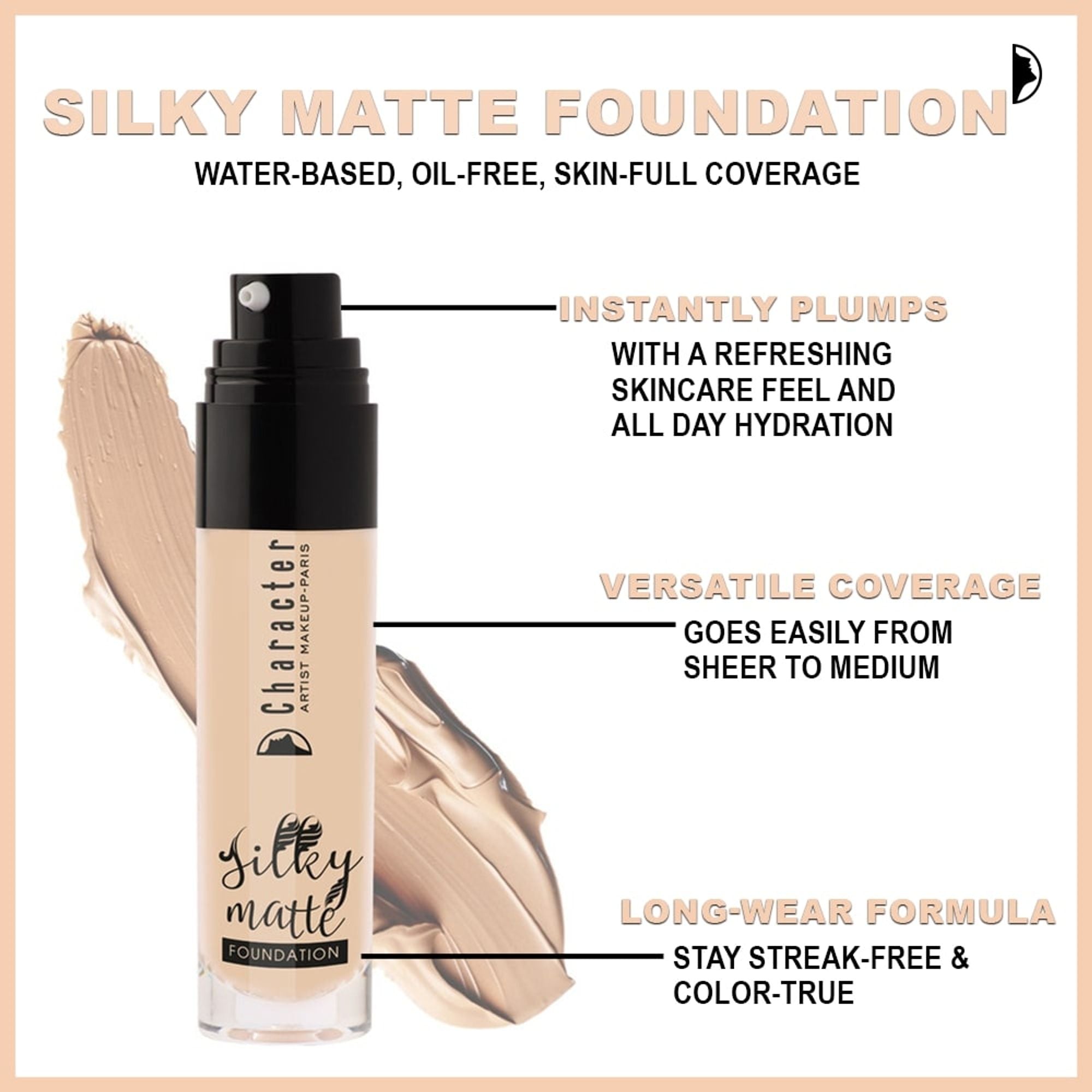 Character Silky Matte Foundation - Smf009