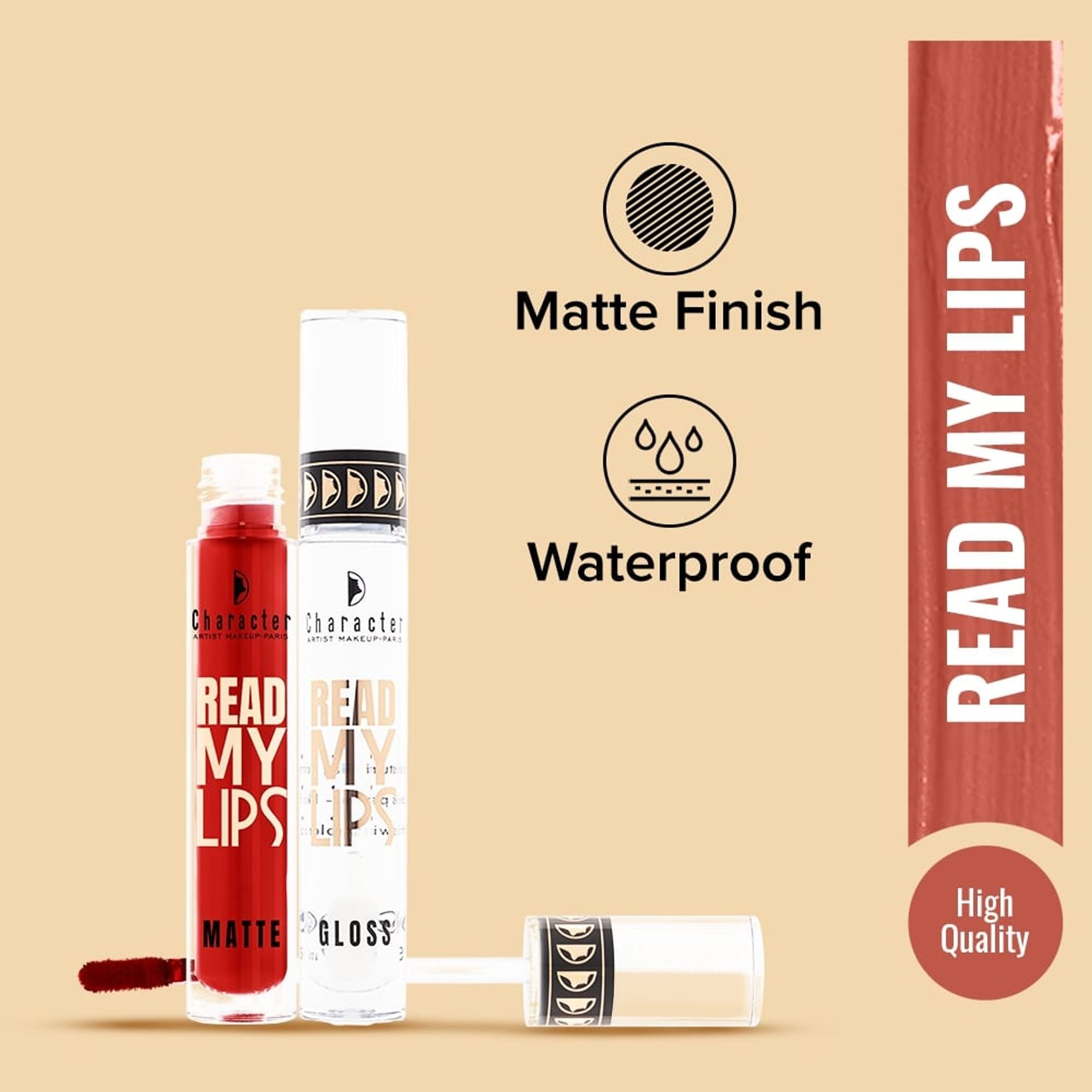 Character Read My Lips Matte Liquid Lipstick - Lolipop 005