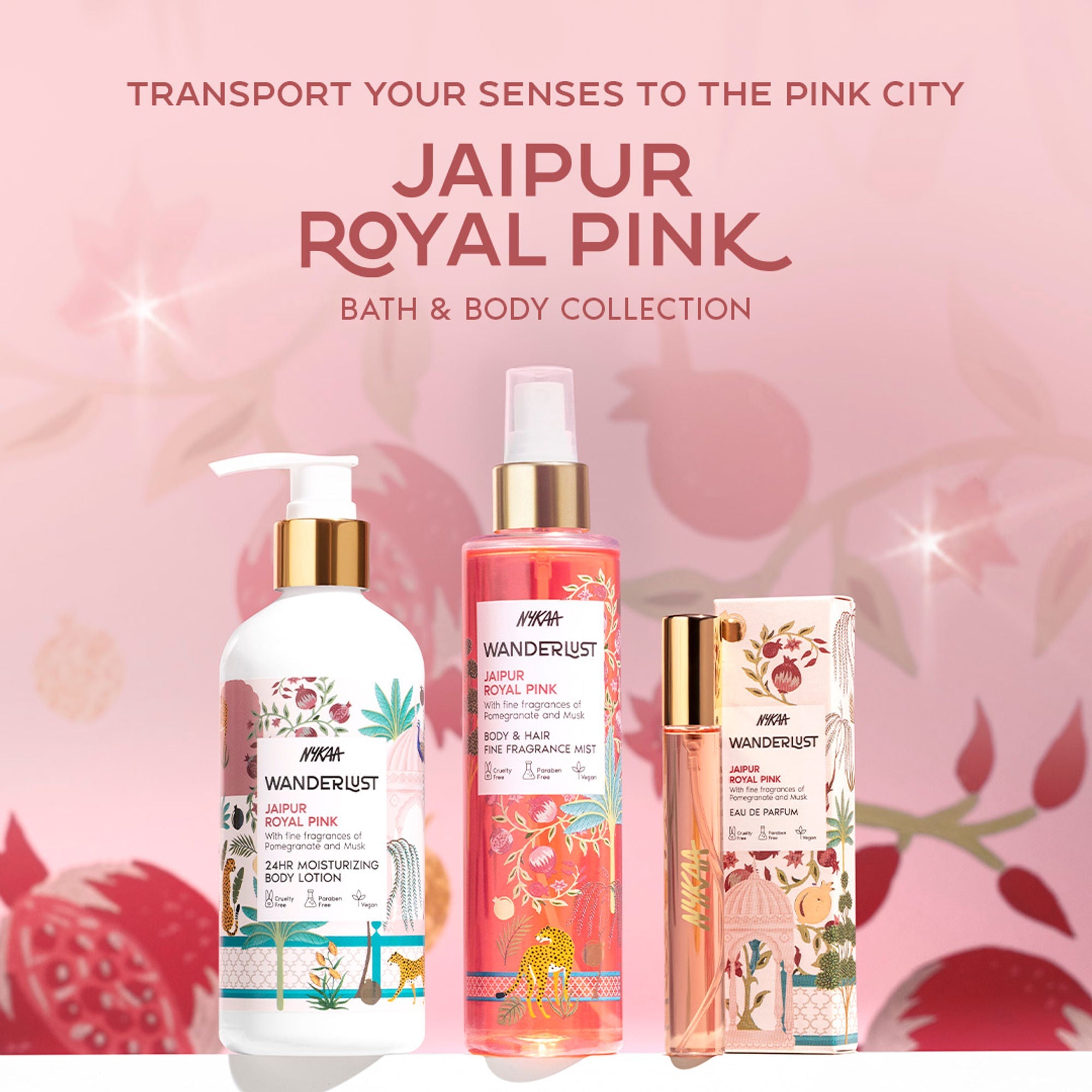 Wanderlust Moisturizing Body Lotion - Royal Pink