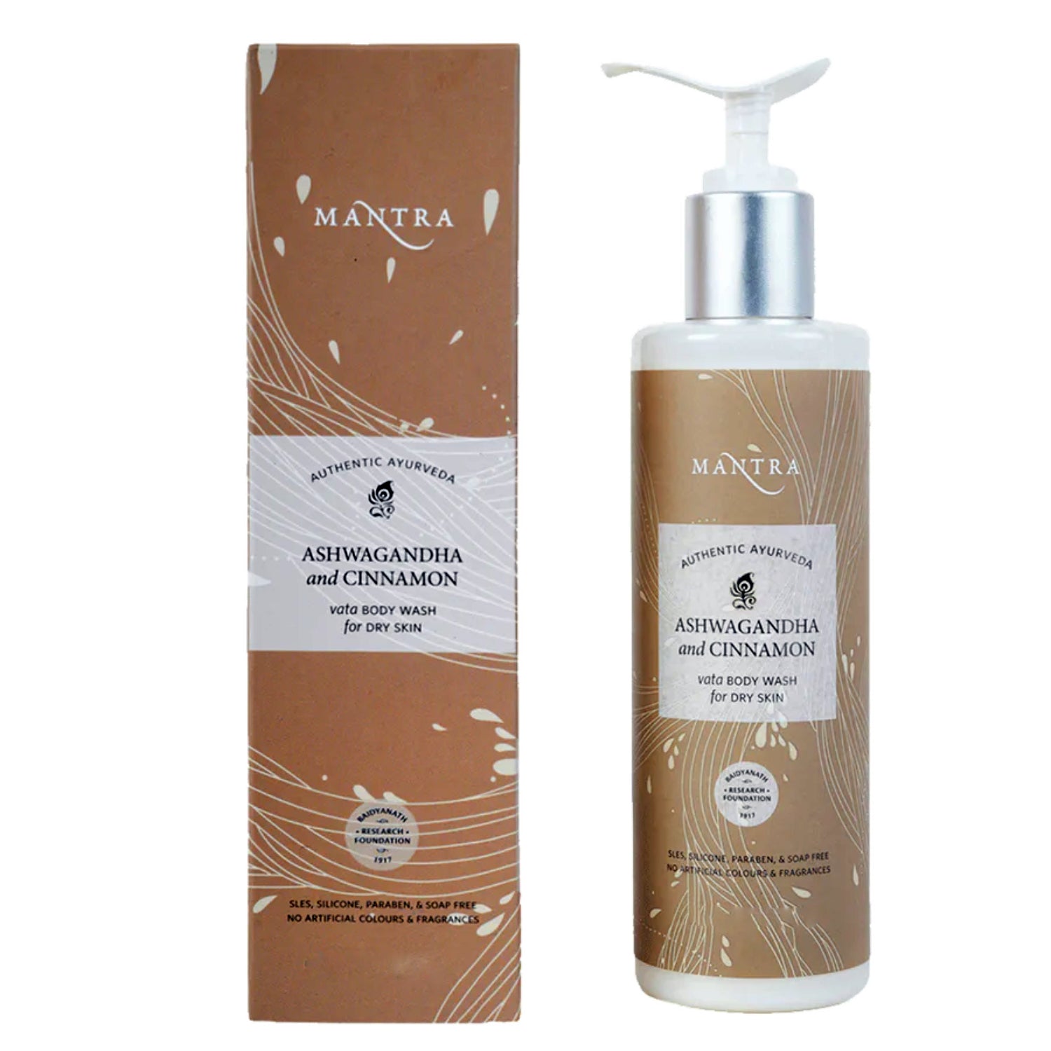 Ashwagandha and Cinnamon Vata Body Wash for Dry Skin - Image 1