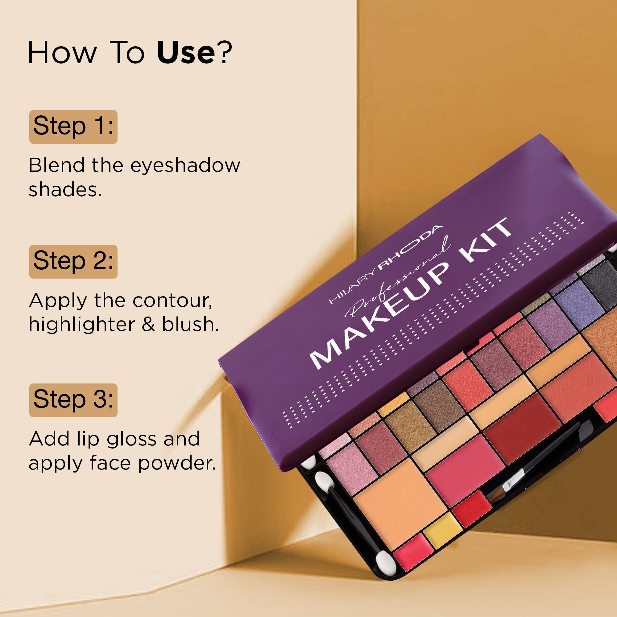 Hilary Rhoda Professional Makeup Kit - Multicolor 01
