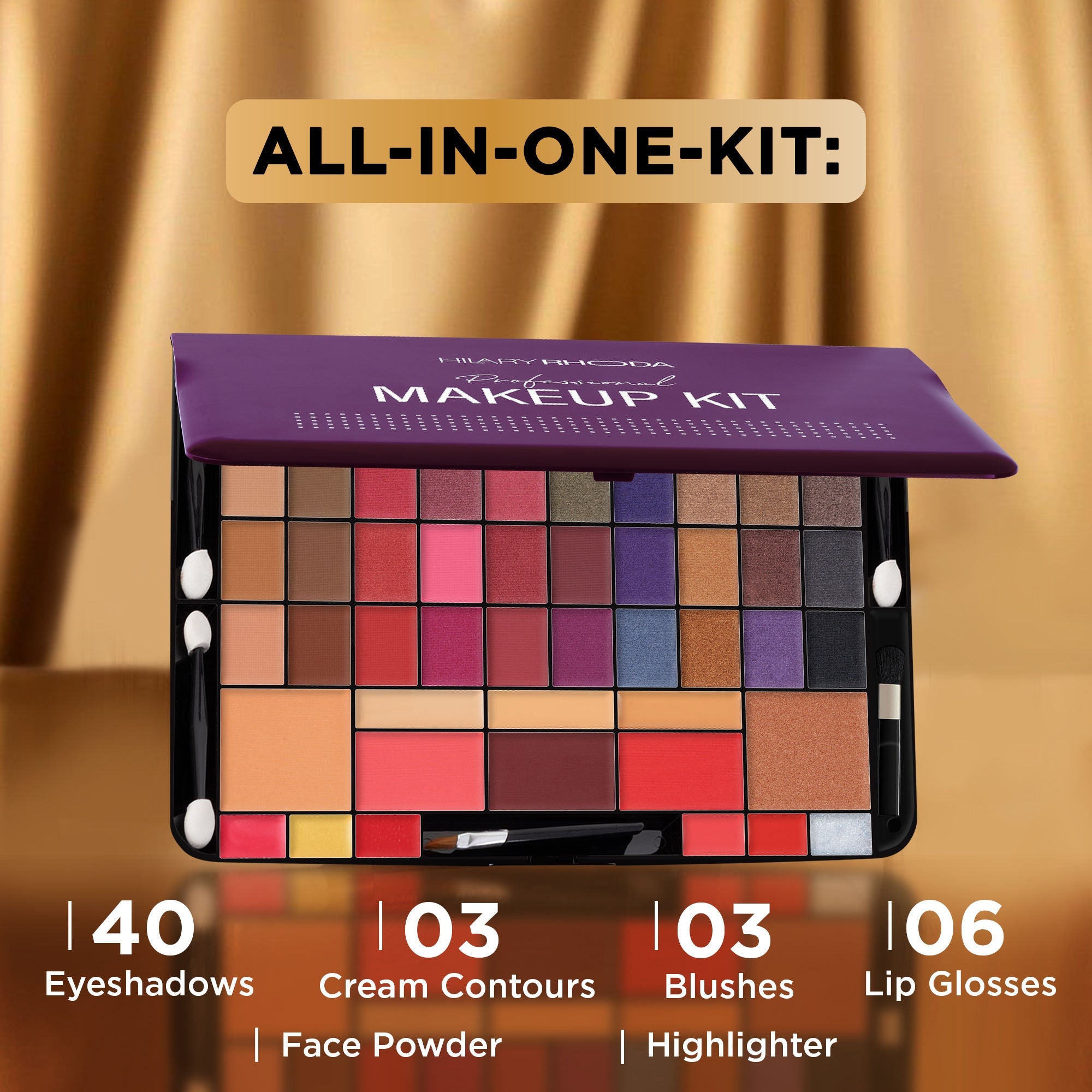 Hilary Rhoda Professional Makeup Kit - Multicolor 02
