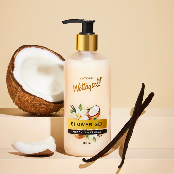 Layerr Wottagirl Coconut & Vanilla Shower Gel
